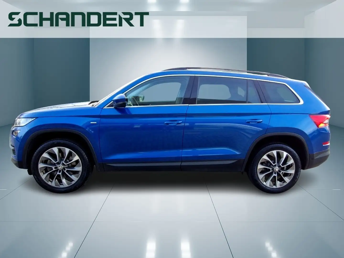 Skoda Kodiaq 2.0 TSI Clever 4x4 DSG LED Navi AHK Klimaauto Blau - 2