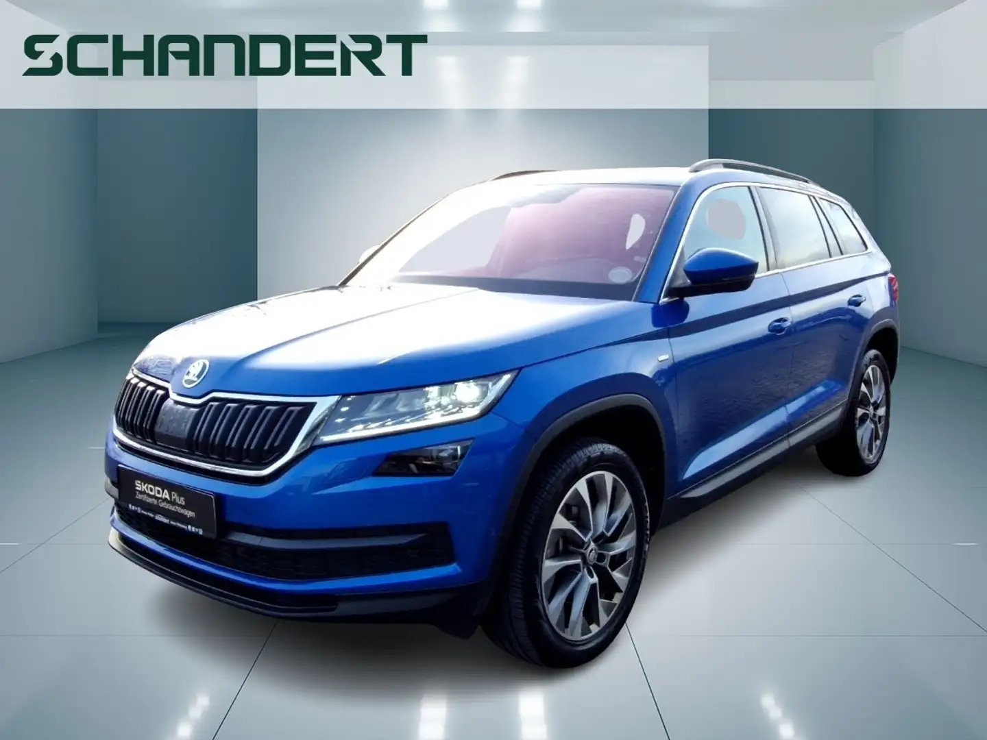 Skoda Kodiaq 2.0 TSI Clever 4x4 DSG LED Navi AHK Klimaauto Blau - 1