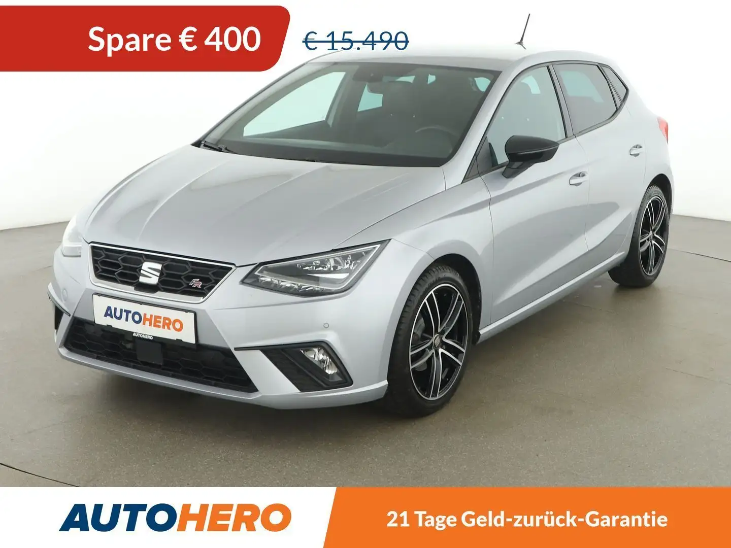 SEAT Ibiza 1.0 TSI FR Silber - 1