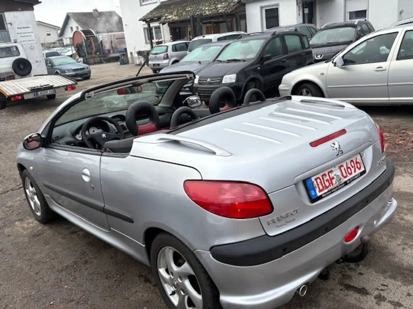 Peugeot 206 CC Platinum Cabrio/ Neue TÜV Gris - 1