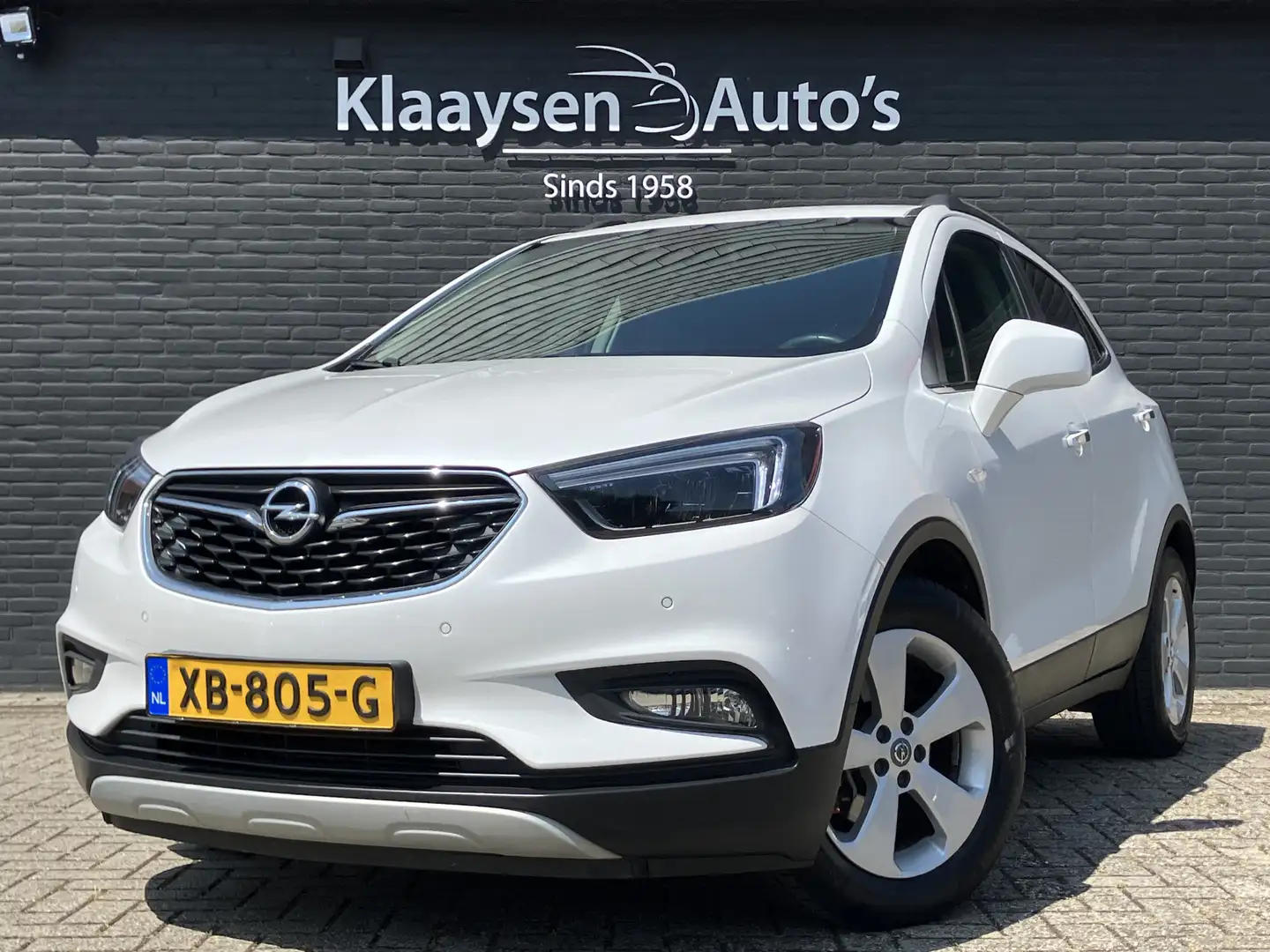 Opel Mokka X 1.4 Turbo Innovation 140 pk AUT. | navigatie | key Wit - 1
