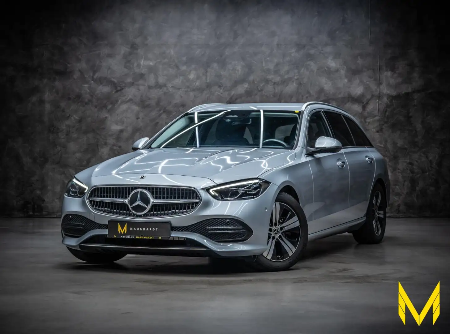 Mercedes-Benz C 220 d T AVANTGARDE|AHK|KEYLESS|DIS|LED|RFK|++ Silber - 1