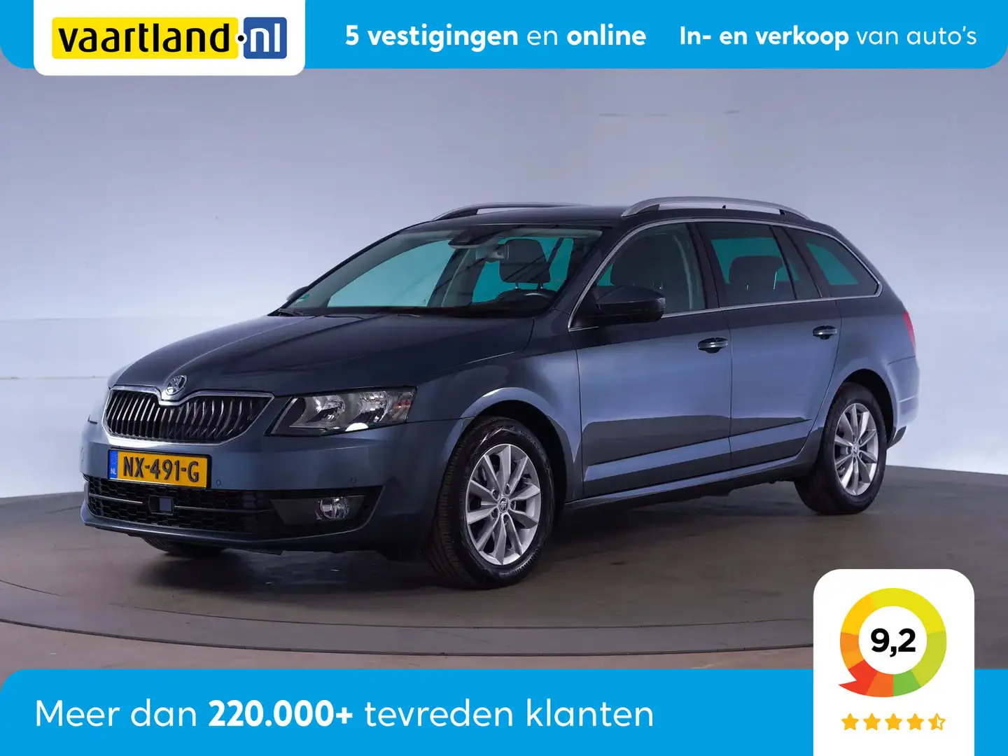 Skoda Octavia COMBI 1.0 TSI Style Business Aut. [ Navi Trekhaak Grijs - 1