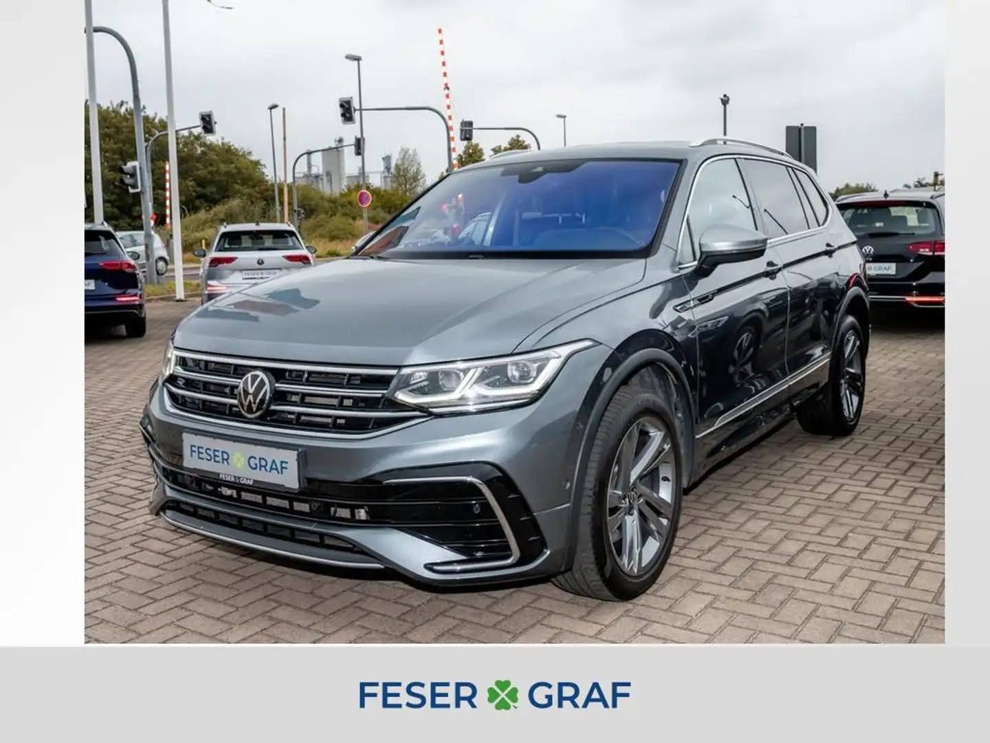 Volkswagen Tiguan Allspace R-Line 2.0TDI DSG 4M MATRIX/ACC/NAVI/DCC Gris - 1