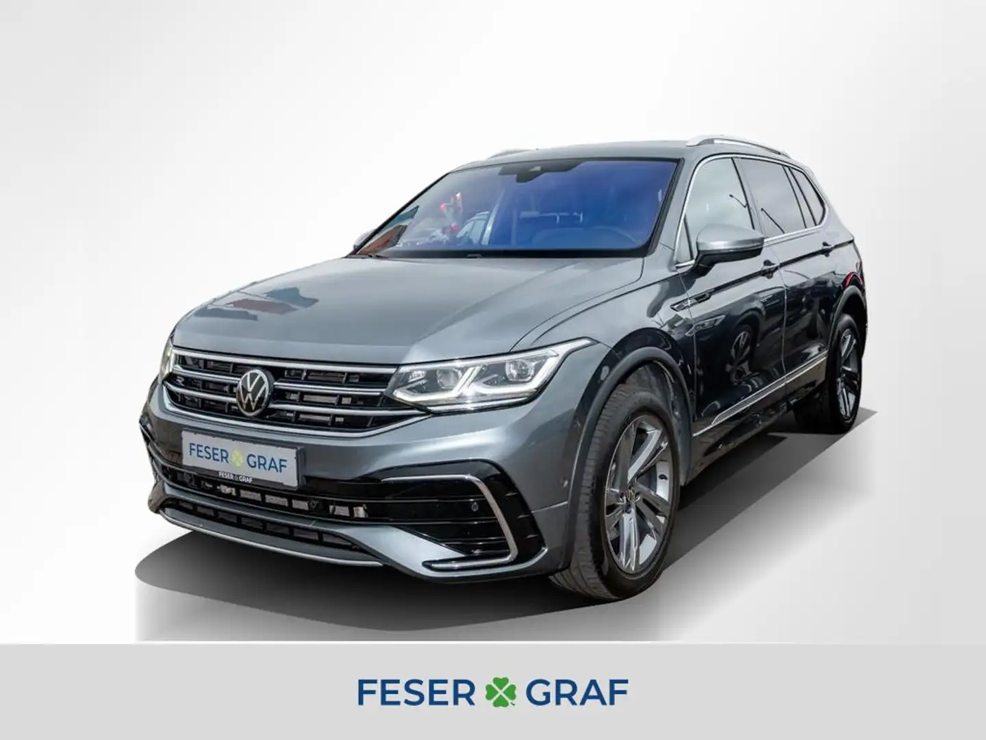 Volkswagen Tiguan Allspace R-Line 2.0TDI DSG 4M MATRIX/ACC/NAVI/DCC Grau - 1