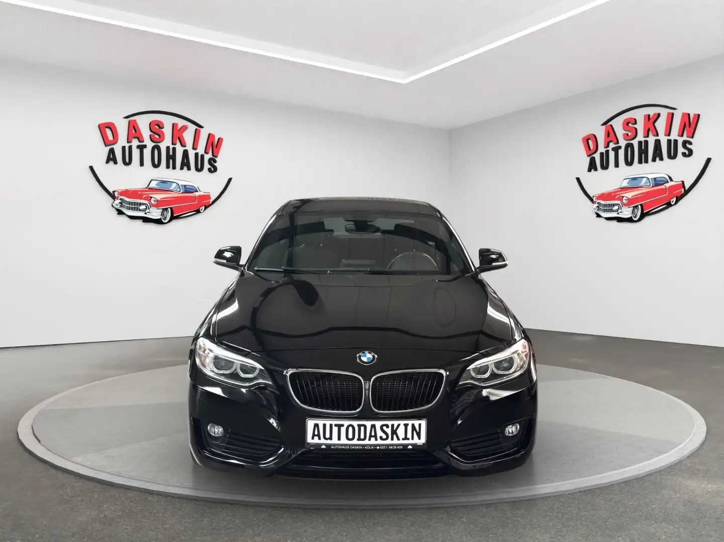 BMW 218 d Coupe Advantage AUTOMATIK/TÜV NEU Schwarz - 2