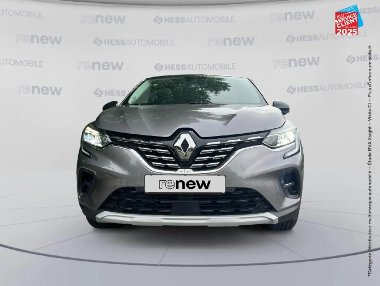 Renault Captur 1.6 E-Tech hybride Initiale Paris -21 Sieges chauf Gris - 2