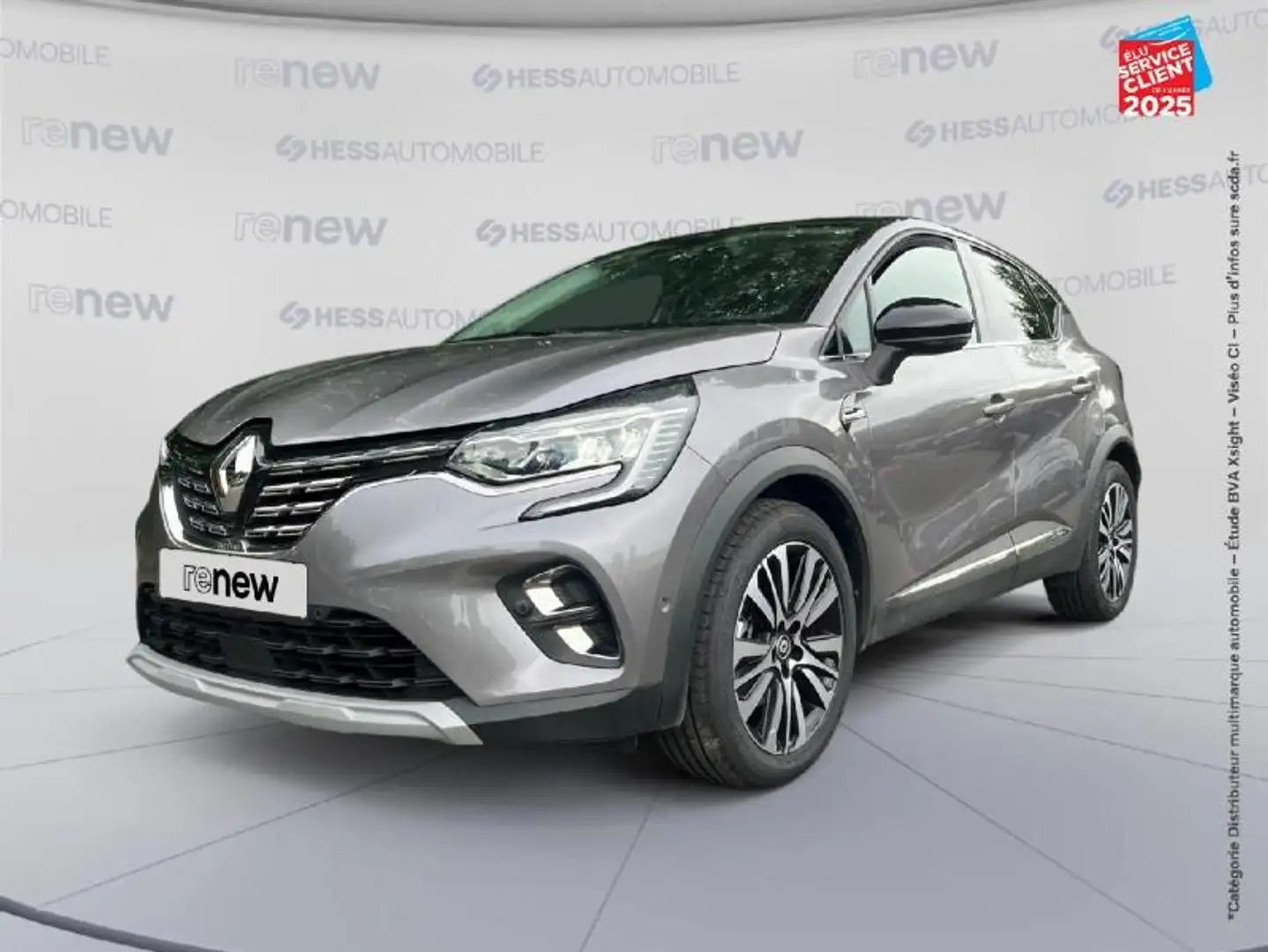 Renault Captur 1.6 E-Tech hybride Initiale Paris -21 Sieges chauf Gris - 1