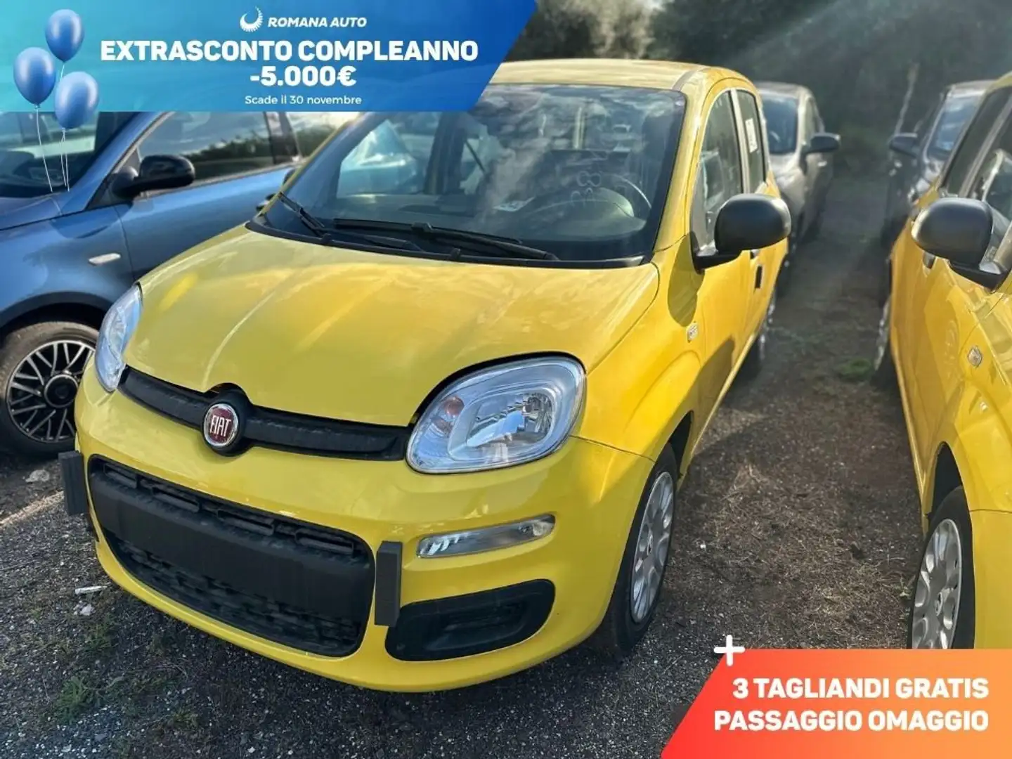 Fiat Panda Panda 1.0 FireFly S&S Hybrid Pop Jaune - 1