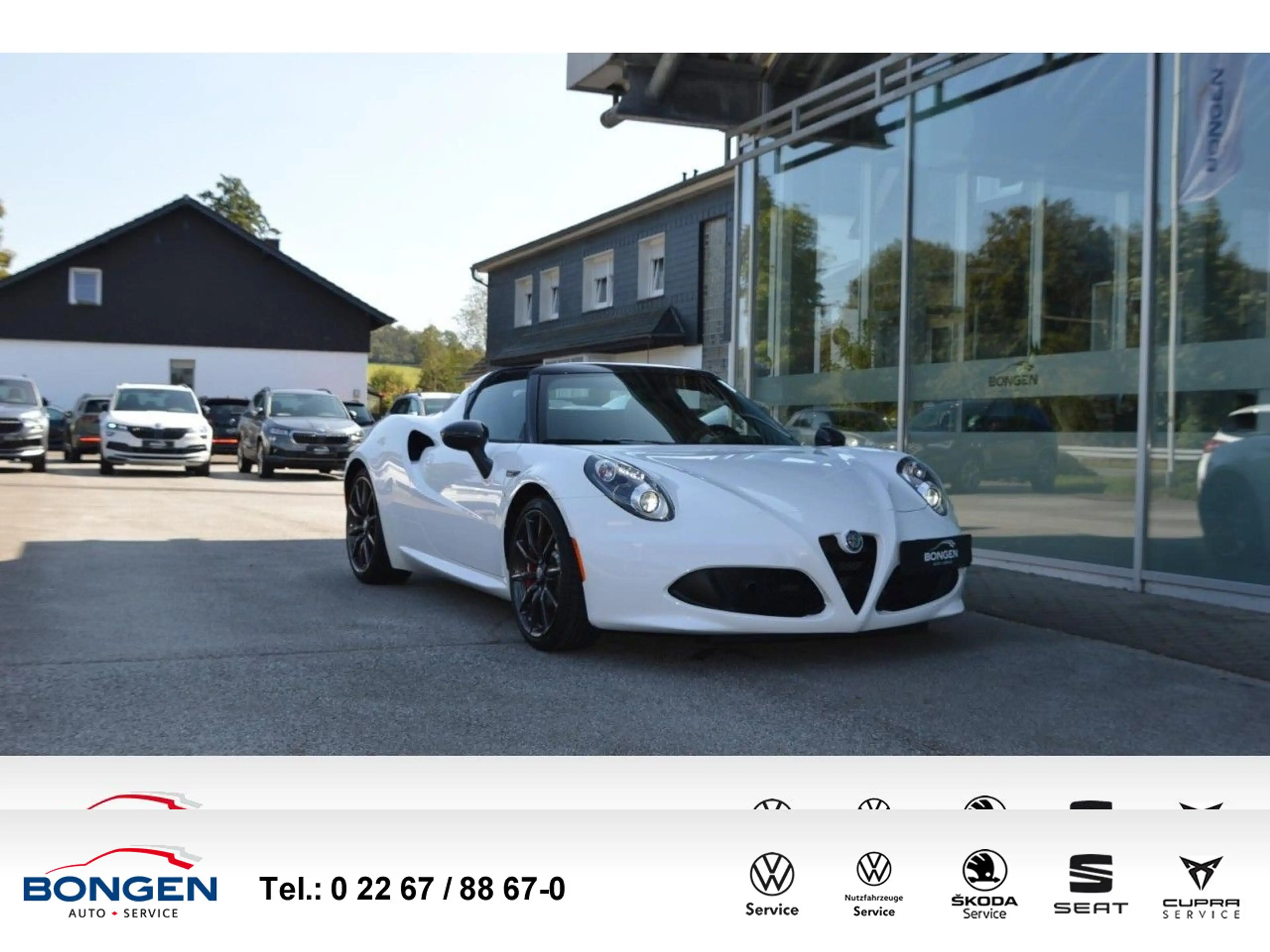 Alfa Romeo 4C Spider Vollausstattung Leder Carbon Klima Xenon