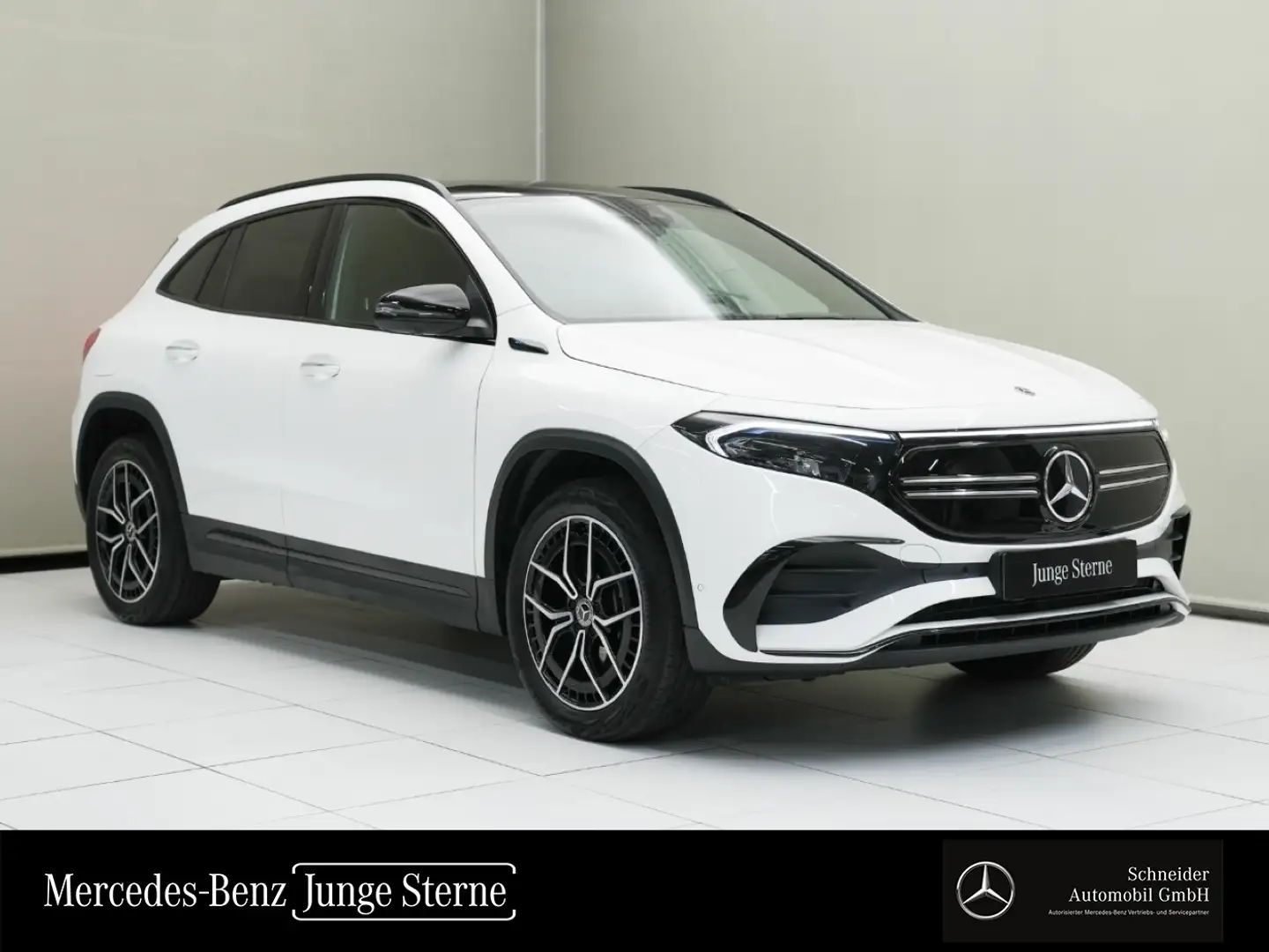 Mercedes-Benz EQA 250 Pano HUD SpurW S-Sitz Night SpurH Navi Weiß - 1