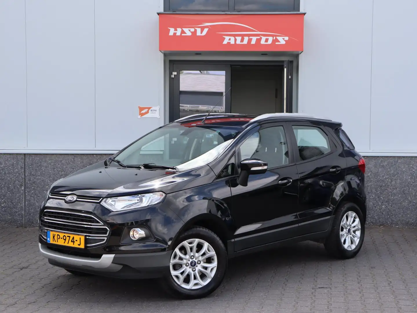 Ford EcoSport 1.0 EcoBoost Titanium navi LM 4-deurs org NL Zwart - 1