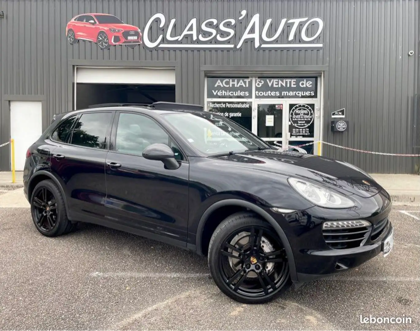 Porsche Cayenne II (958) V6 3.0 d ÉDITION PLATINIUM TIPTRÔNIC TBE Negro - 1