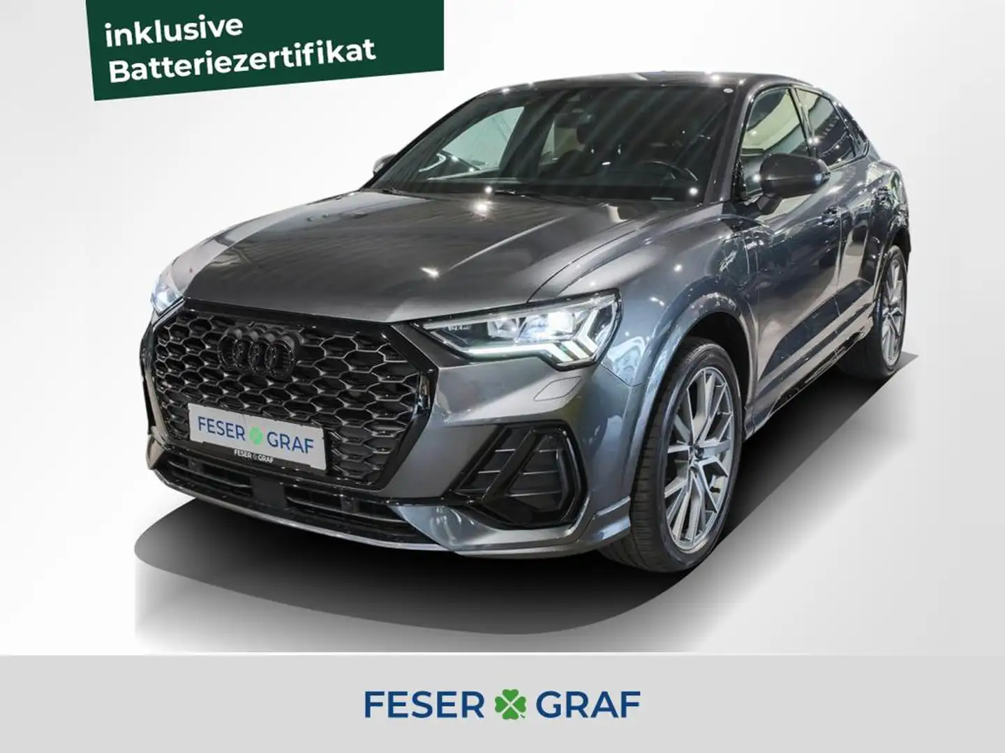 Audi Q3 Sportback 45 TFSI e 2x S line AHK Navi RüKa Gris - 1