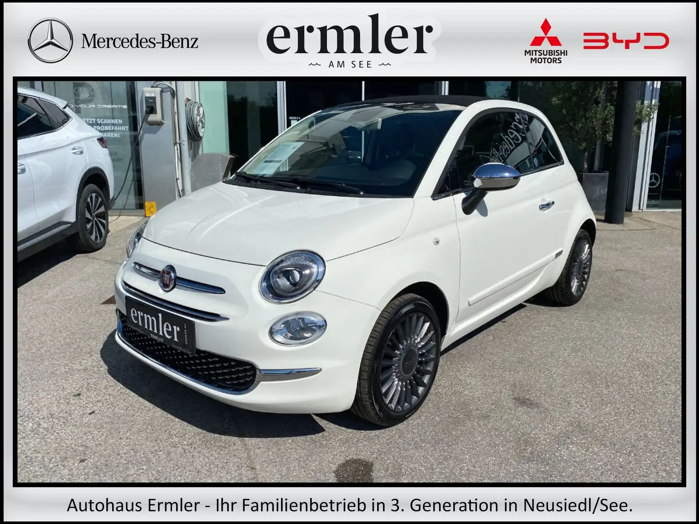 Fiat 500C 1.2 8V Mirror Klima PTS Weiß - 1