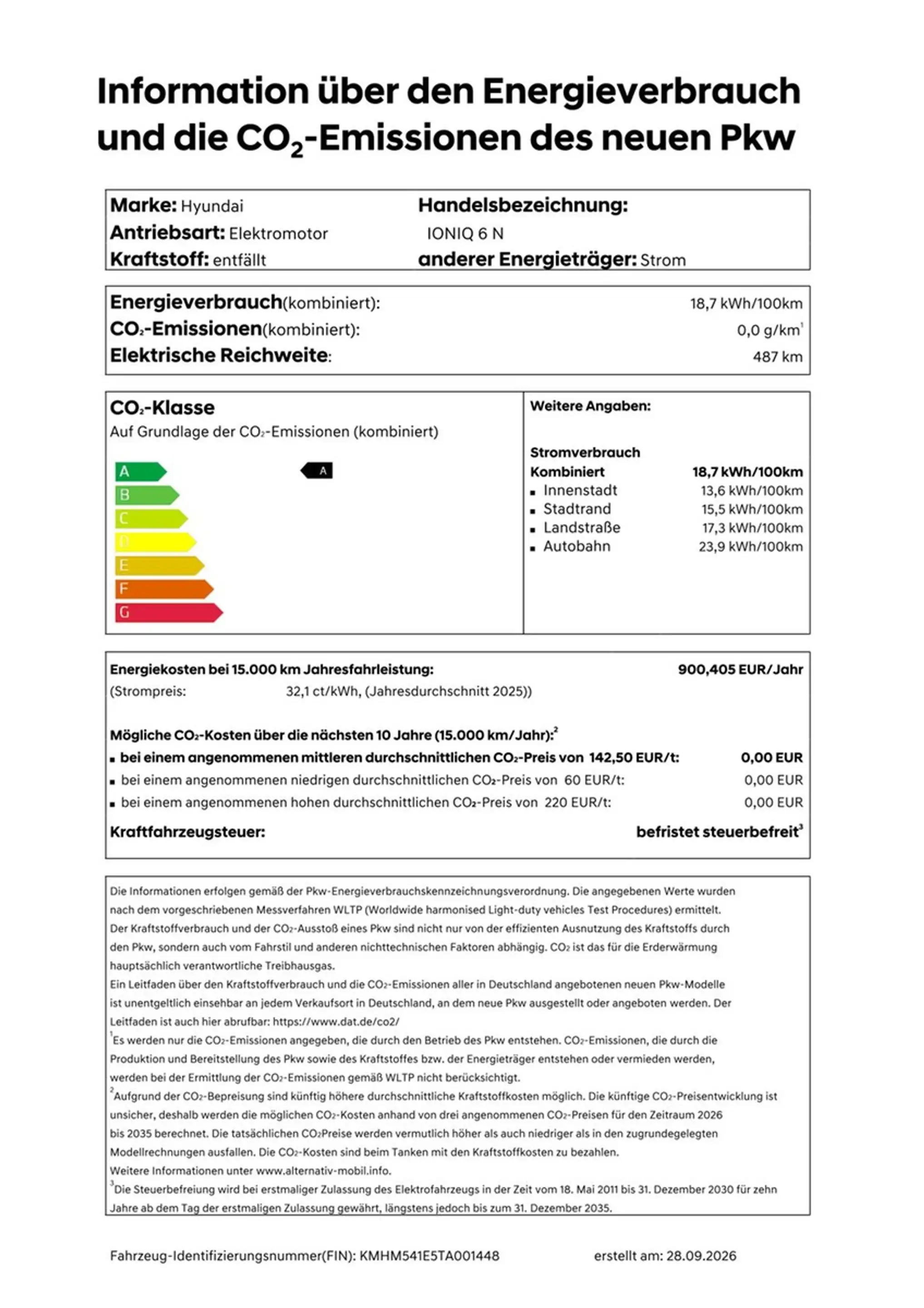Hyundai IONIQ 6 Elektro 84,0 kWh N PANO/NSCC/MATRIX/BOSE — photo 9