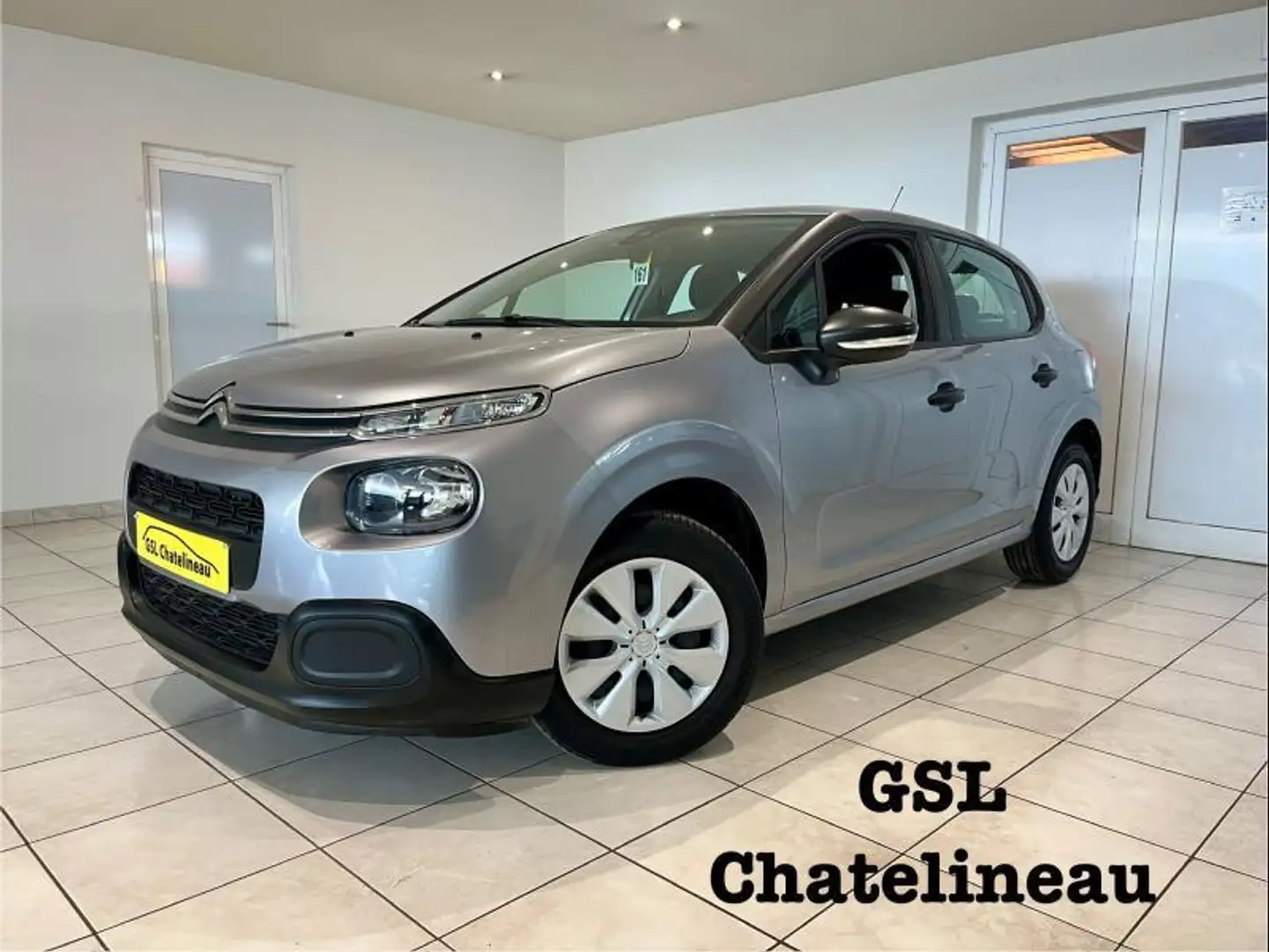 Citroen C3 1.2 82cv Feel 2020 Gris Airco/Cruise/Navi/Carplay Gris - 1