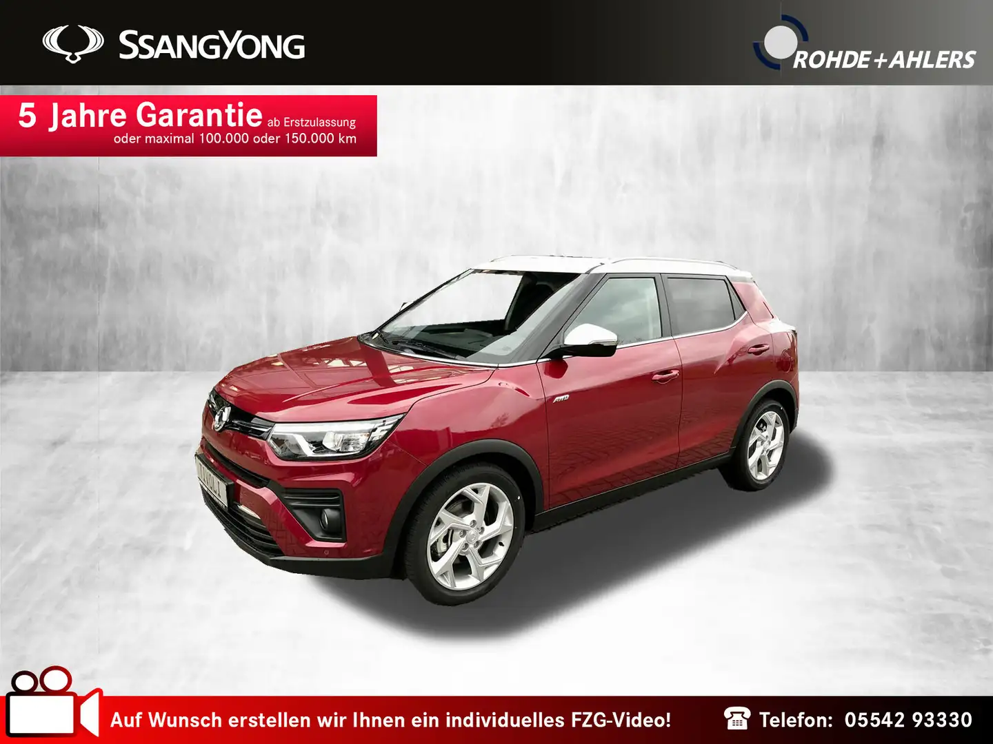 SsangYong Tivoli Tivoli 1.5 T- Fizz 4WD NAVI+KAMERA+LENKRADHZG Navi Червоний - 1