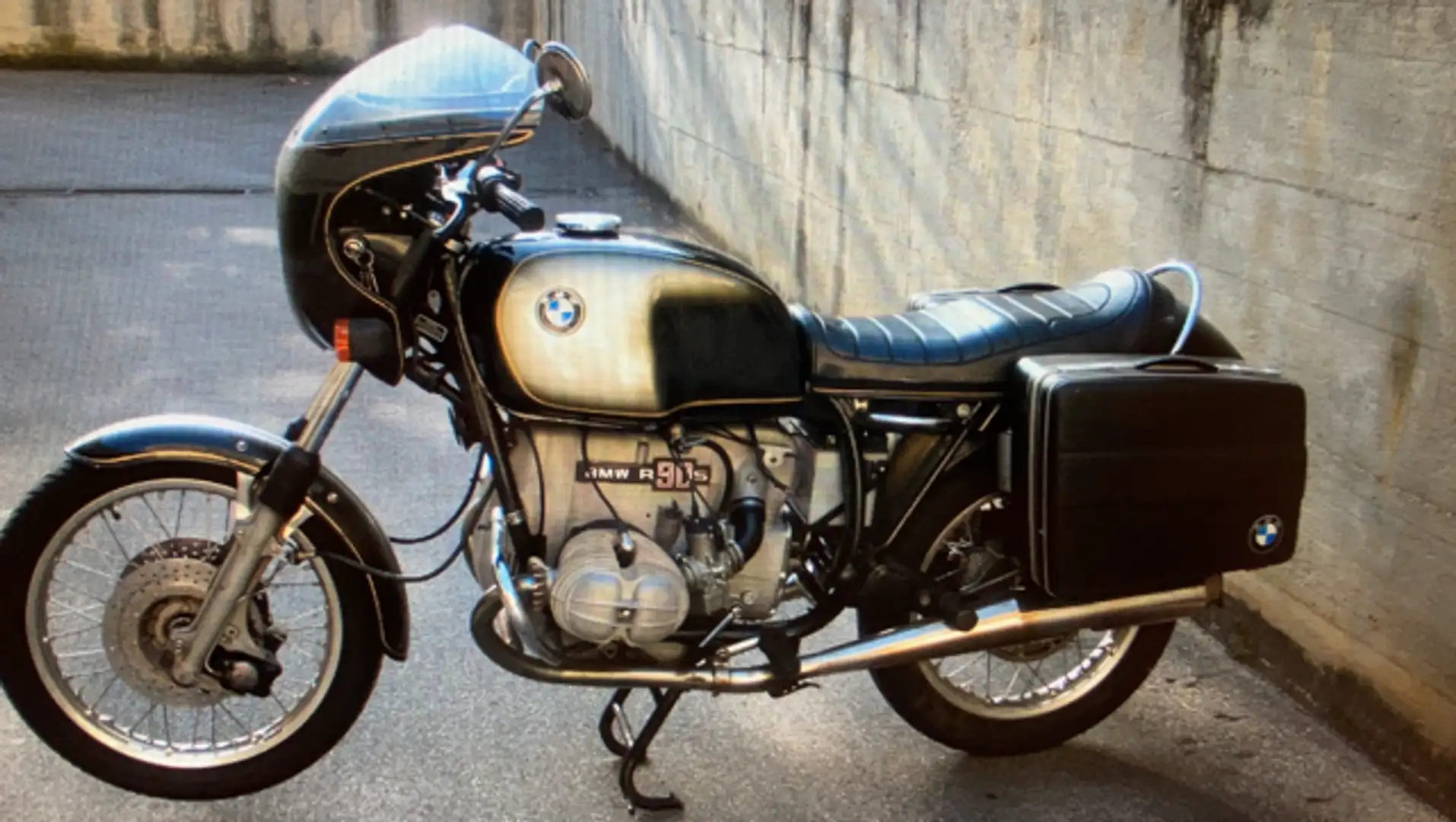 BMW R 90 S R 90 S Tourist Trophy Silver Smoke Gris - 1