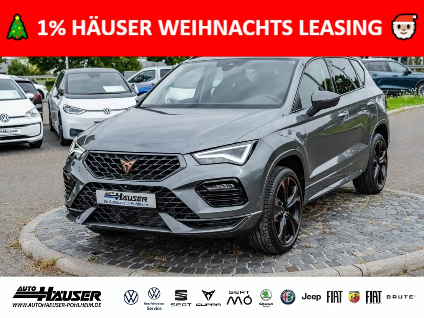 CUPRA Ateca 1.5 TSI DSG EL. HECKKL. TOP-VIEW NAVI ACC PARK LED Grau - 1