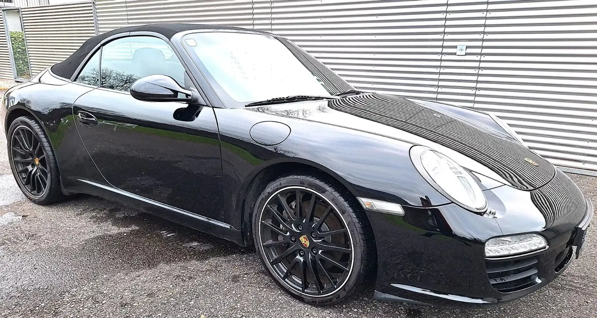 Porsche 997 911 Cabriolet PDK, Sportabgasanlage, Topzustand, Schwarz - 2