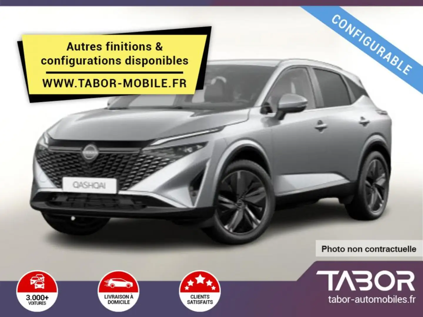 Nissan Qashqai MHEV 158 CVT Tekna FACELIFT HUD Rouge - 1