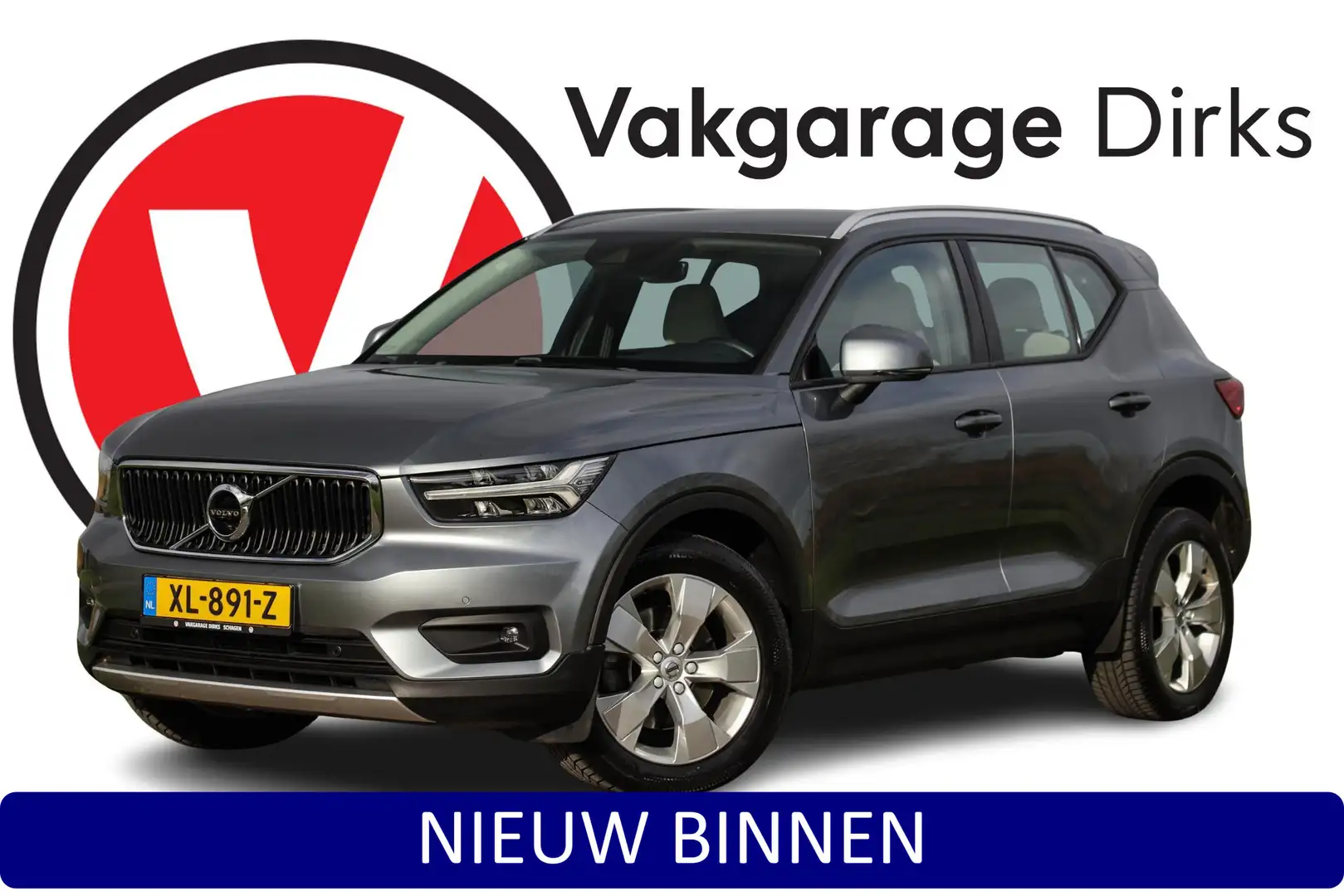Volvo XC40 2.0 T4 190 pk Aut-8 ✅ LED ✅ Camera ✅ Dodehoek Gris - 1