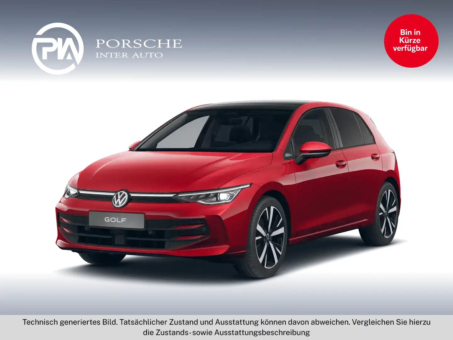 Volkswagen Golf Rabbit mHEV DSG Rot - 1