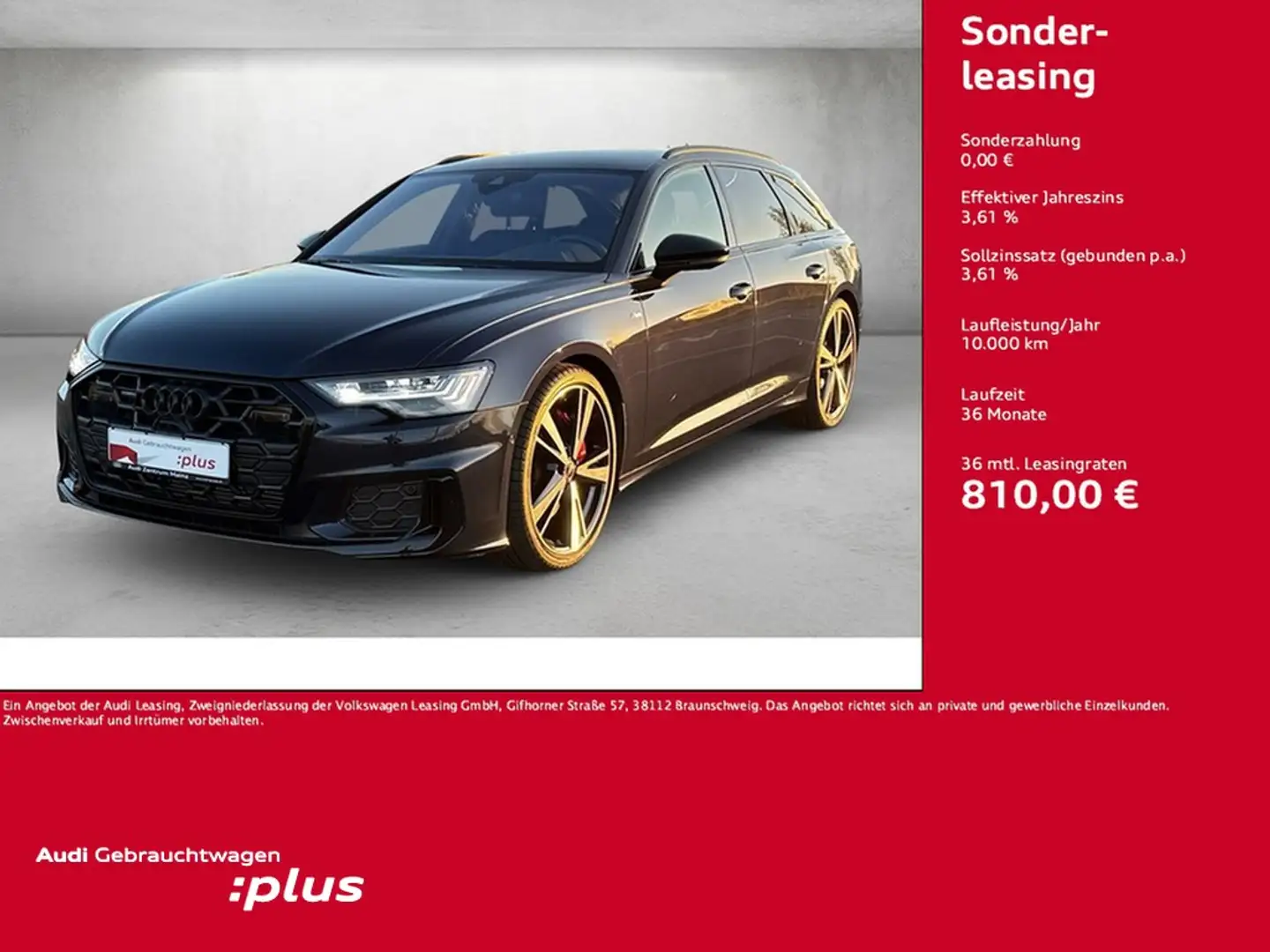 Audi A6 Avant S line 55 TFSI e quattro S tronic ACC Blau - 1