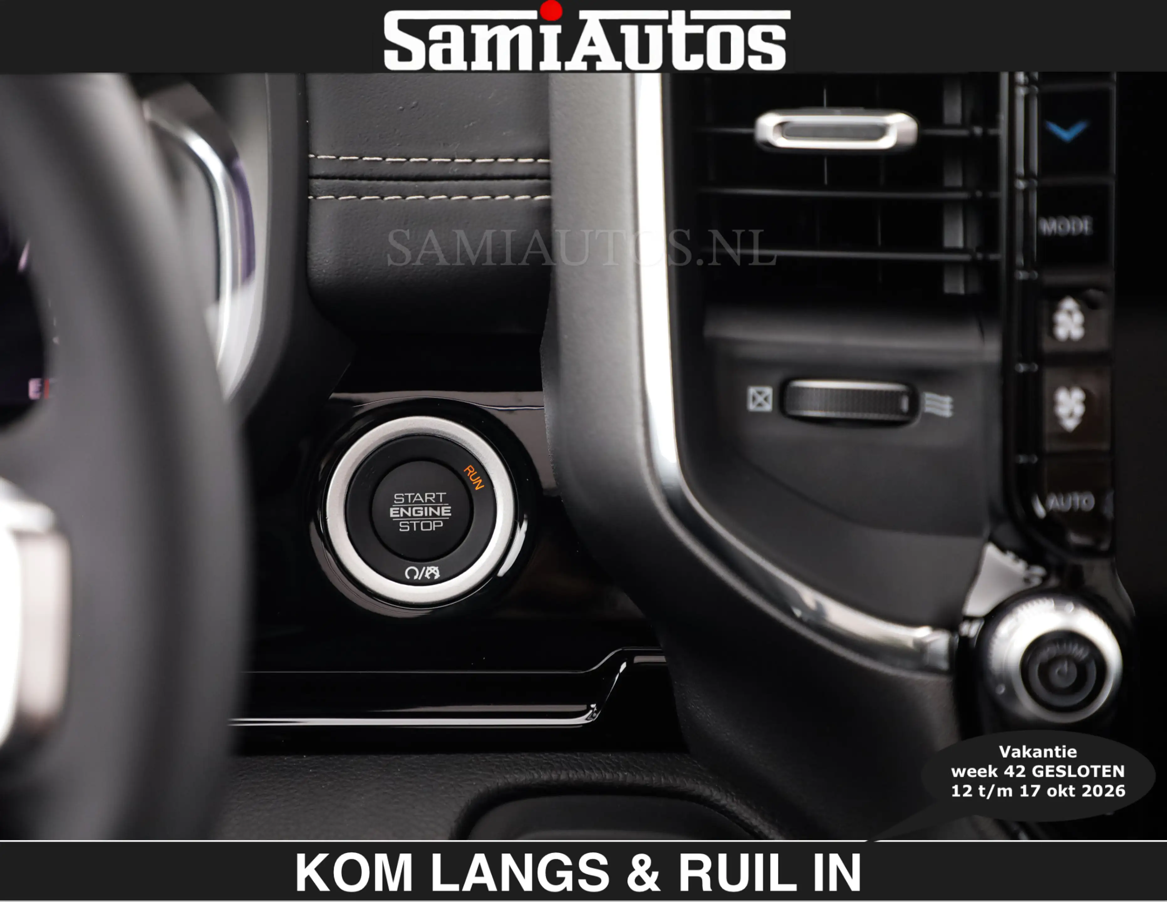 Dodge RAM BOM VOL | HUD | 420PK | LUCHTVERING | PANO | €7995 — photo 41