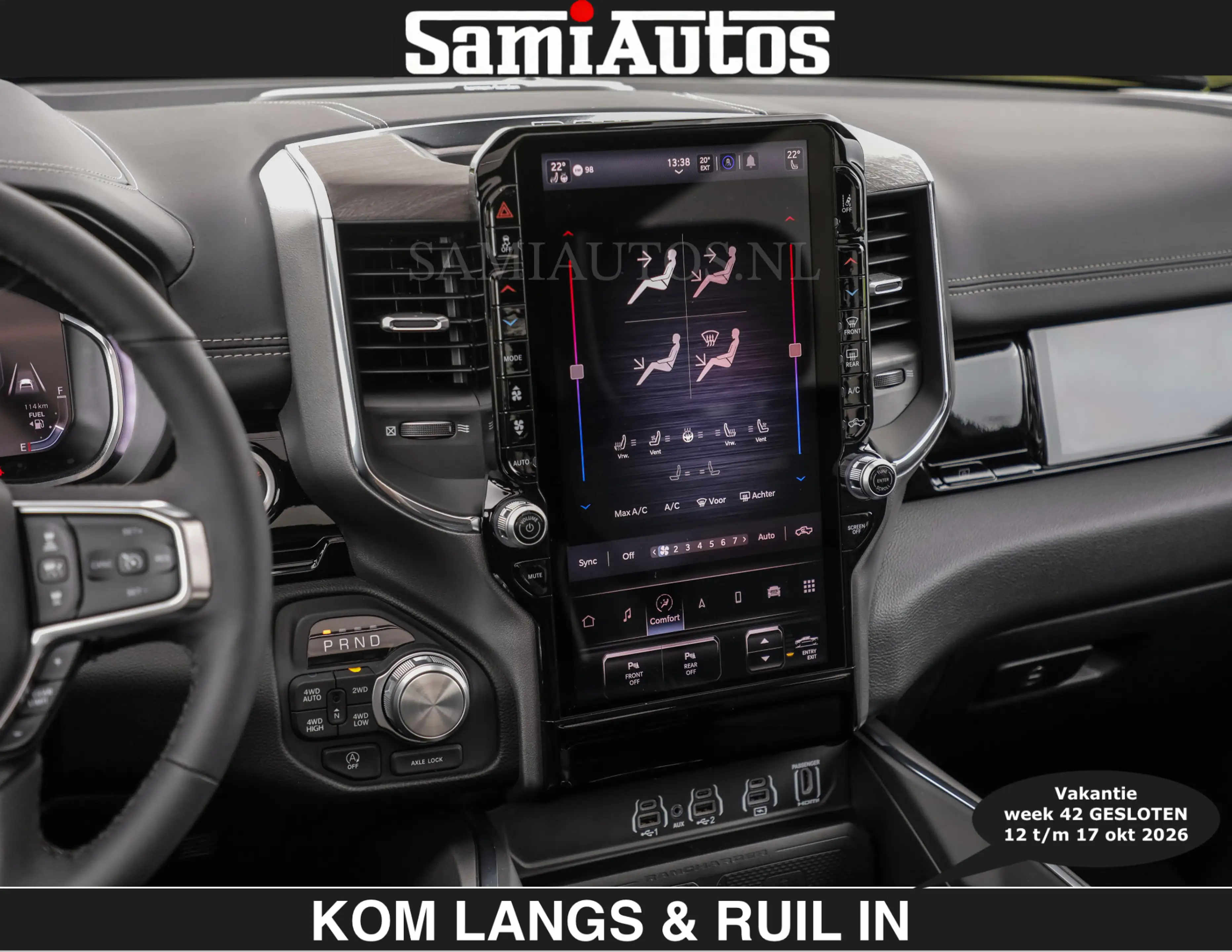 Dodge RAM BOM VOL | HUD | 420PK | LUCHTVERING | PANO | €7995 — photo 21