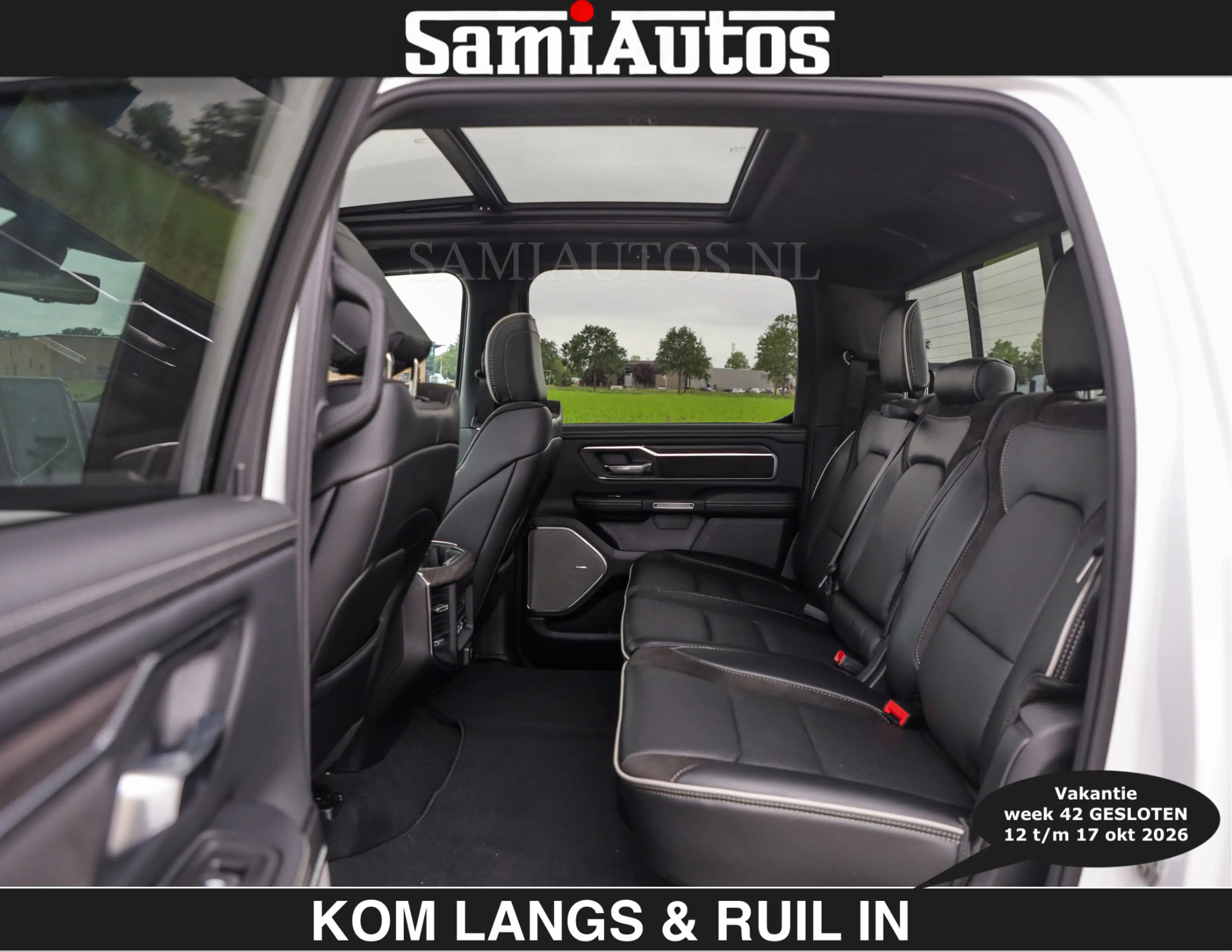 Dodge RAM BOM VOL | HUD | 420PK | LUCHTVERING | PANO | €7995 — photo 17