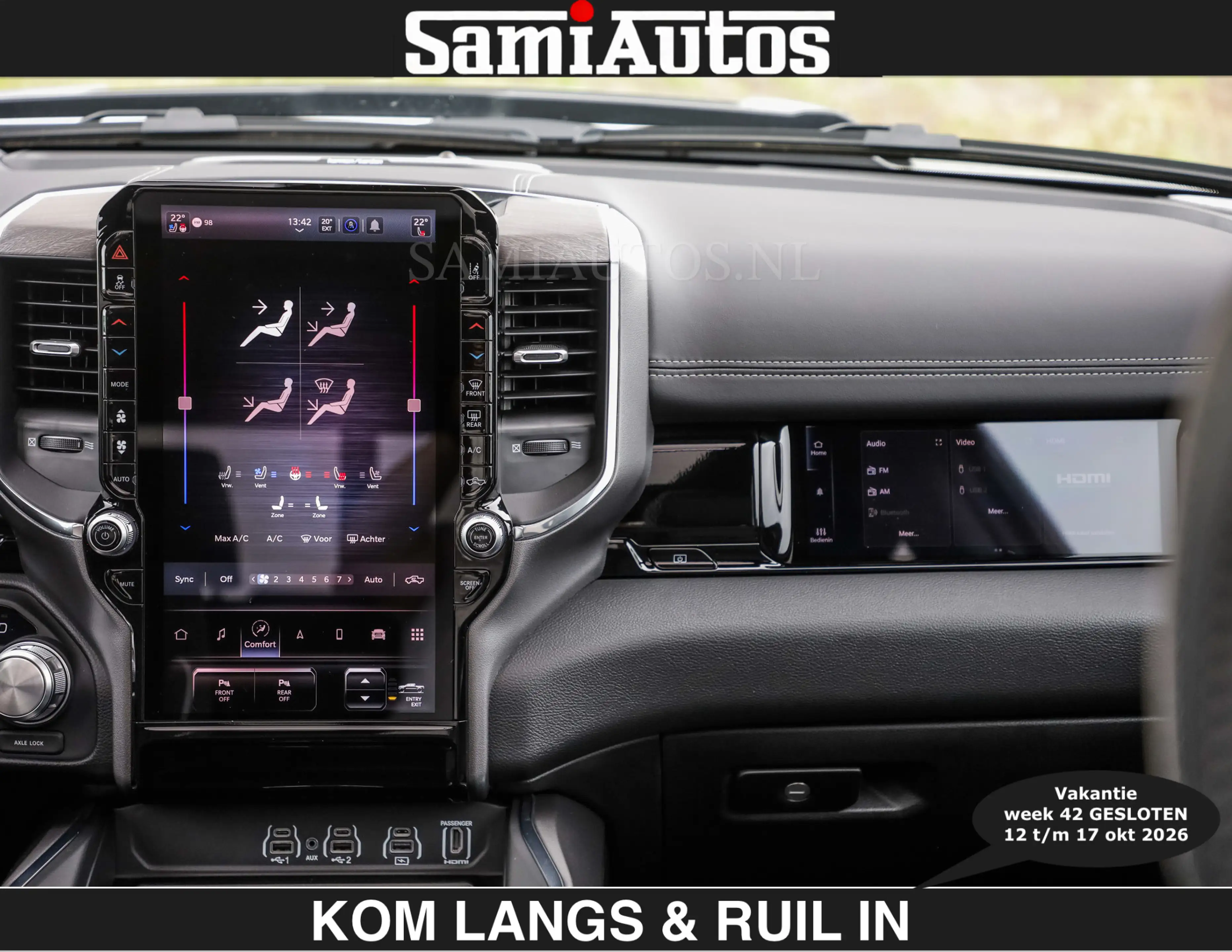 Dodge RAM BOM VOL | HUD | 420PK | LUCHTVERING | PANO | €7995 — photo 7