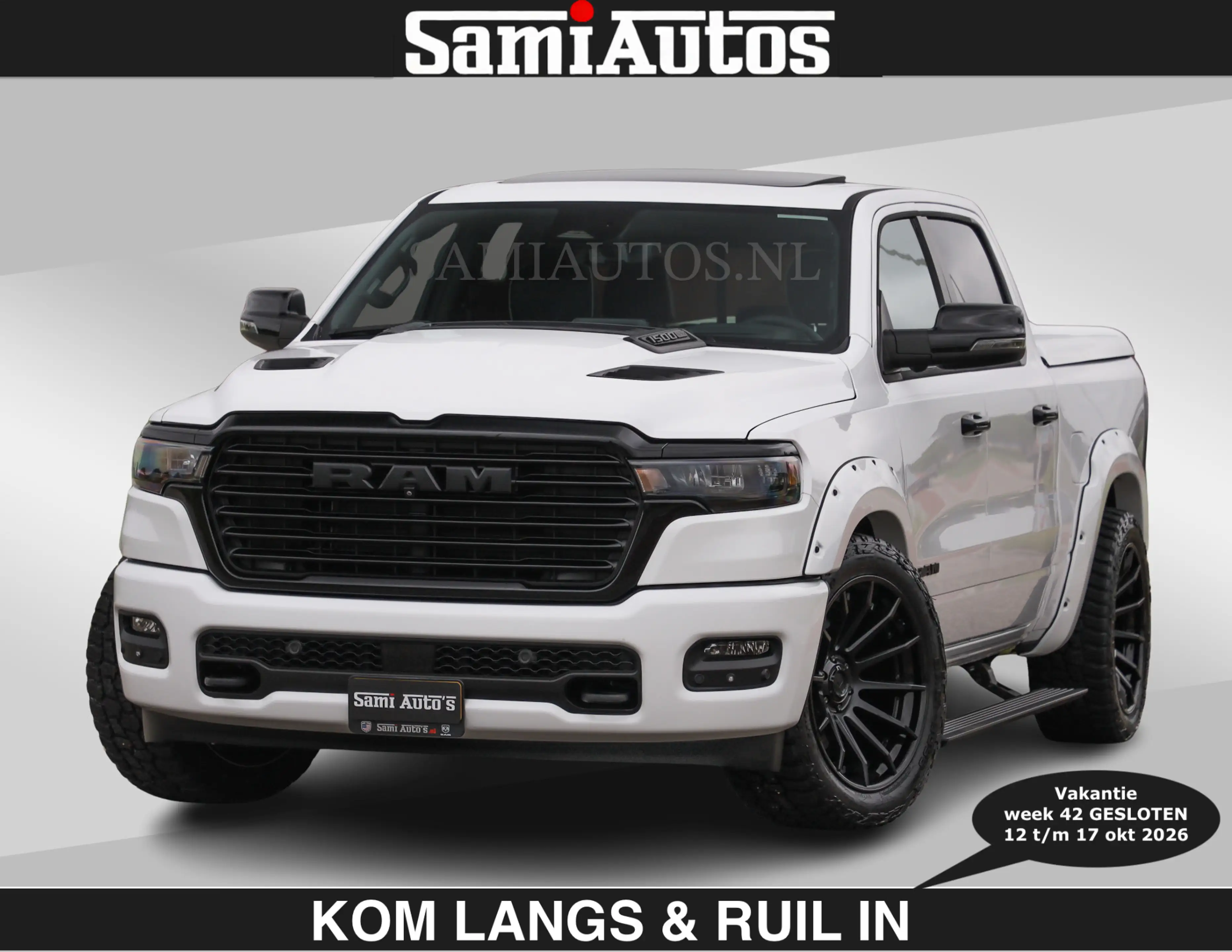 Dodge RAM BOM VOL | HUD | 420PK | LUCHTVERING | PANO | €7995