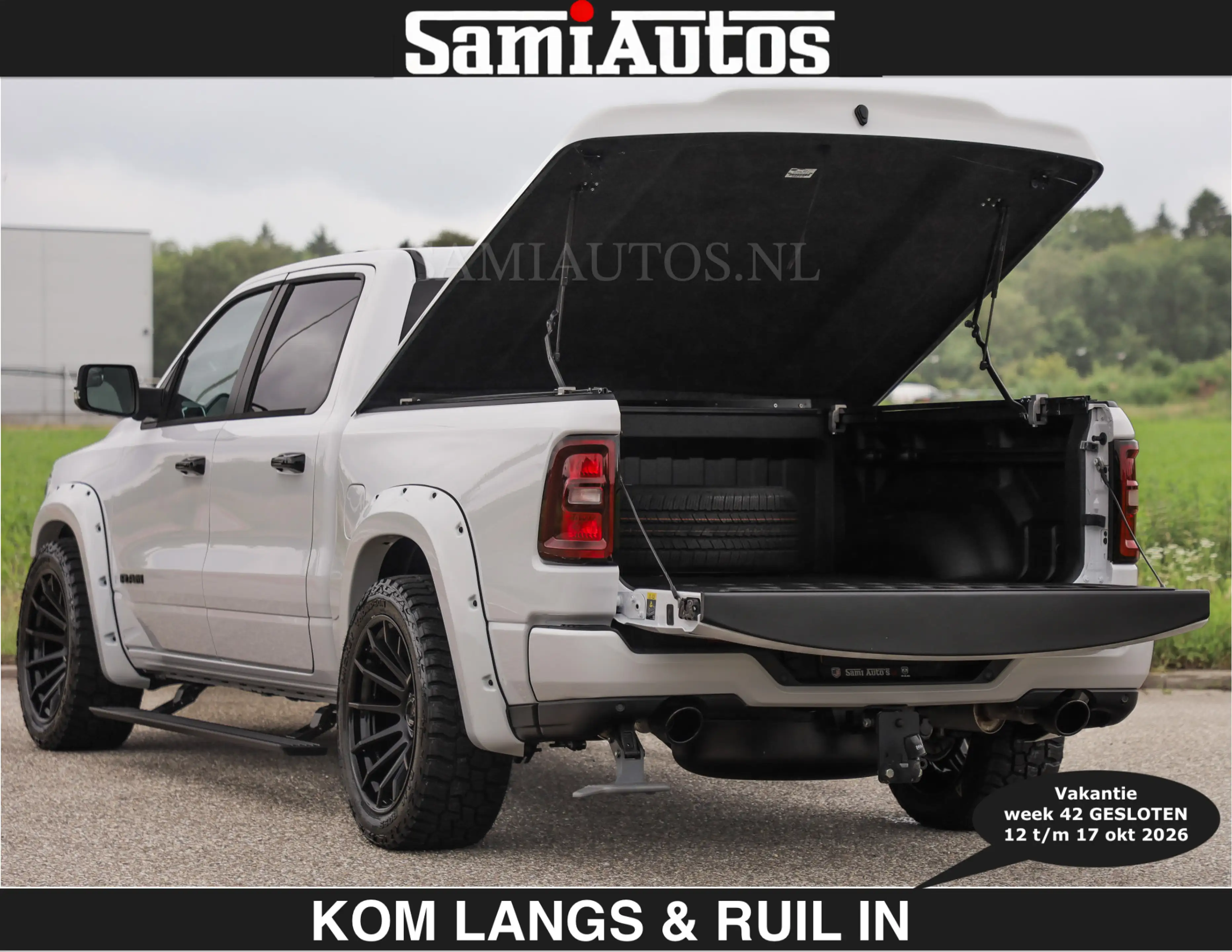 Dodge RAM BOM VOL | HUD | 420PK | LUCHTVERING | PANO | €7995 — photo 13