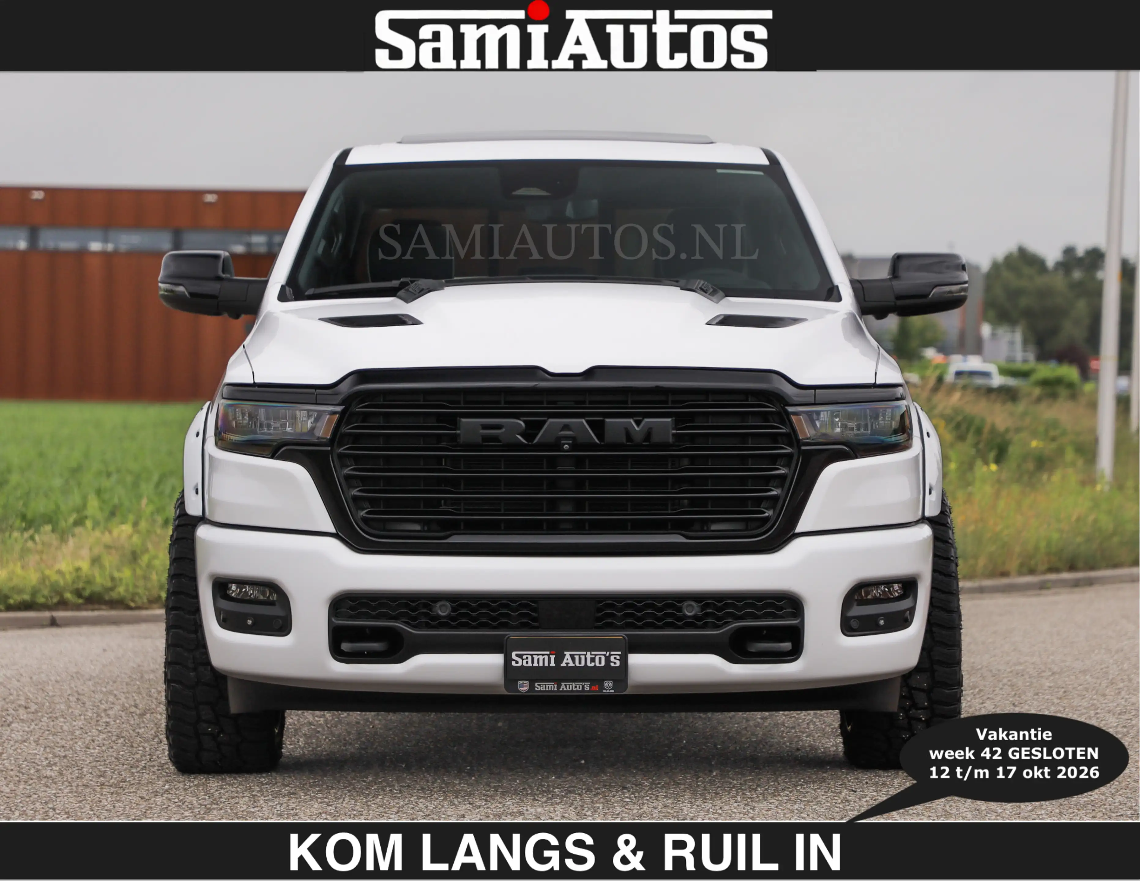 Dodge RAM BOM VOL | HUD | 420PK | LUCHTVERING | PANO | €7995 — photo 2