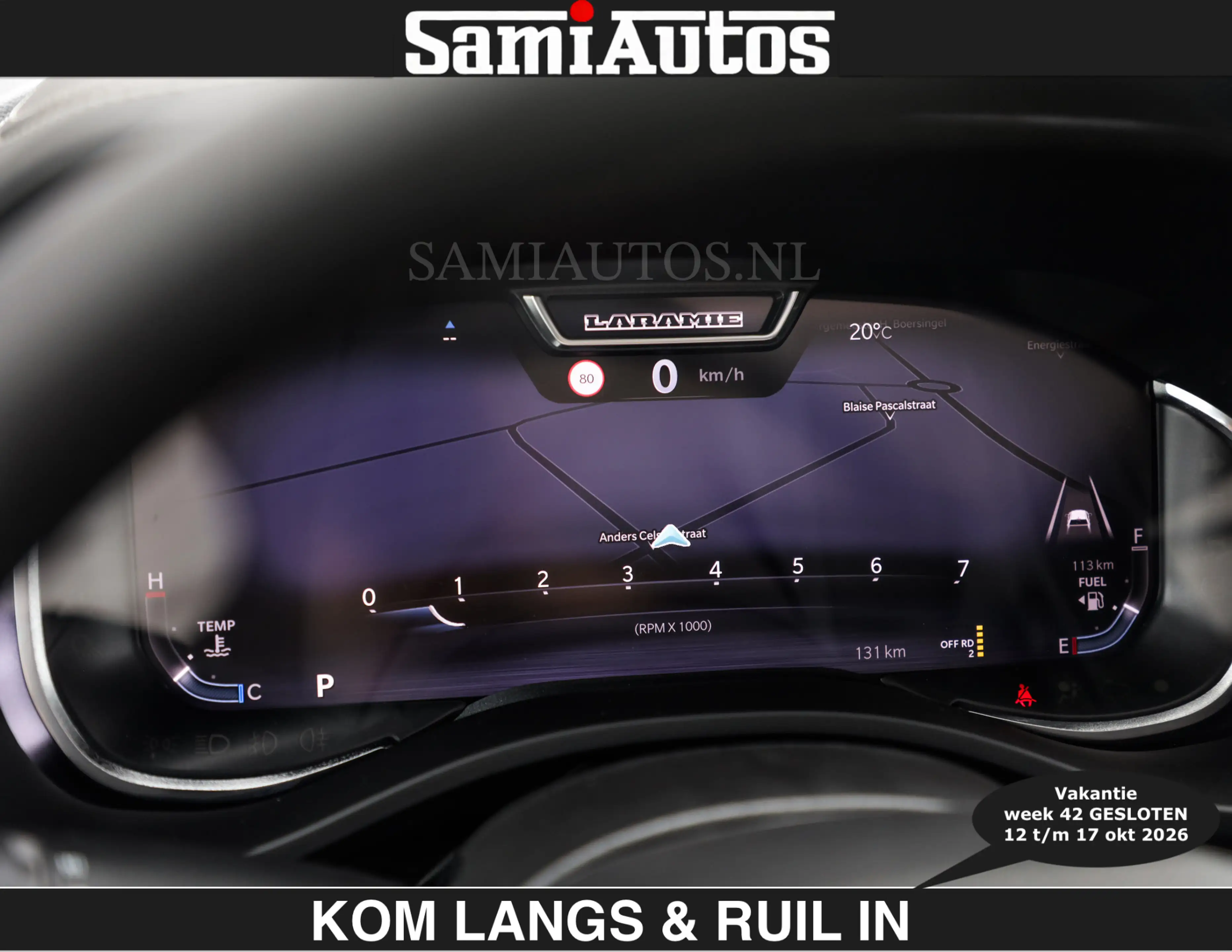 Dodge RAM BOM VOL | HUD | 420PK | LUCHTVERING | PANO | €7995 — photo 48