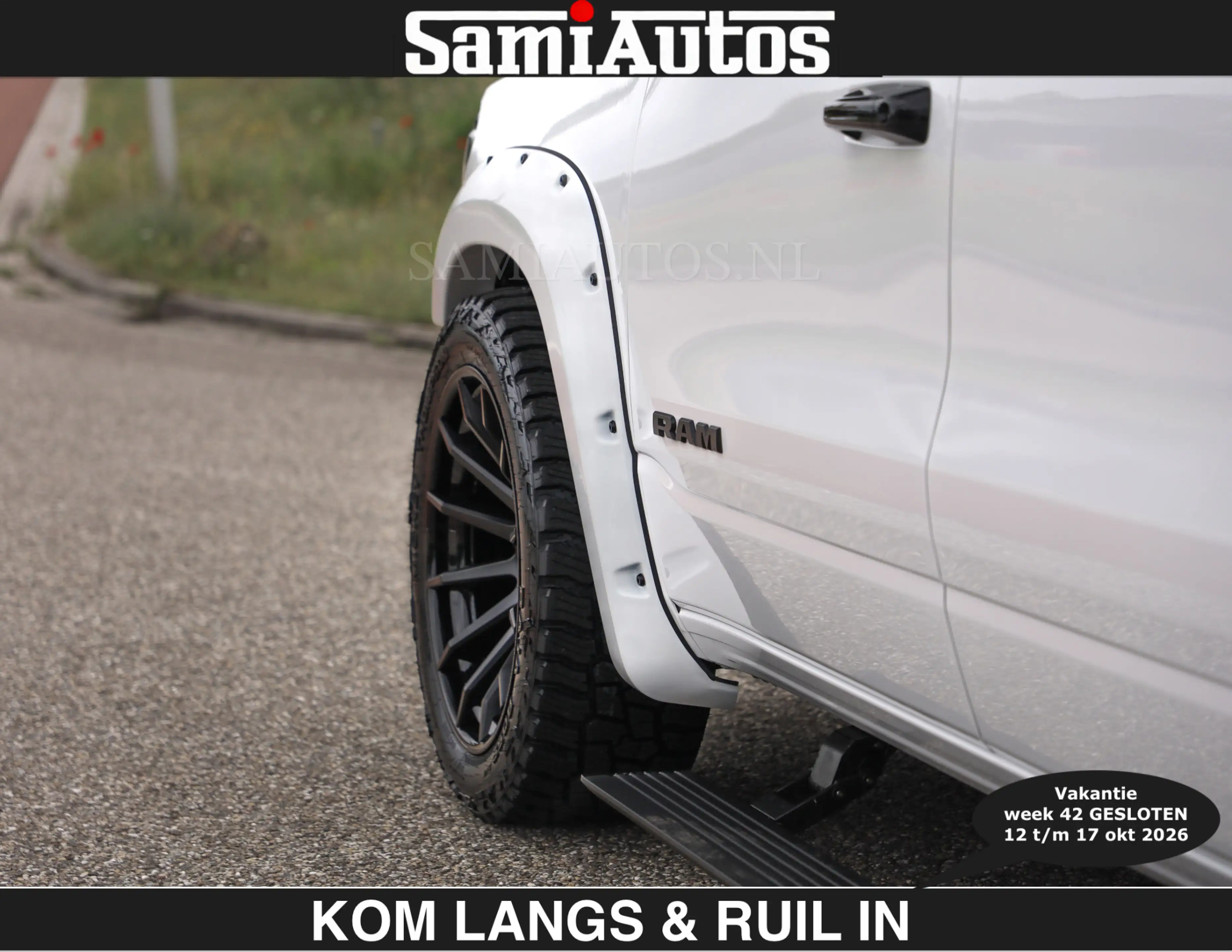 Dodge RAM BOM VOL | HUD | 420PK | LUCHTVERING | PANO | €7995 — photo 16
