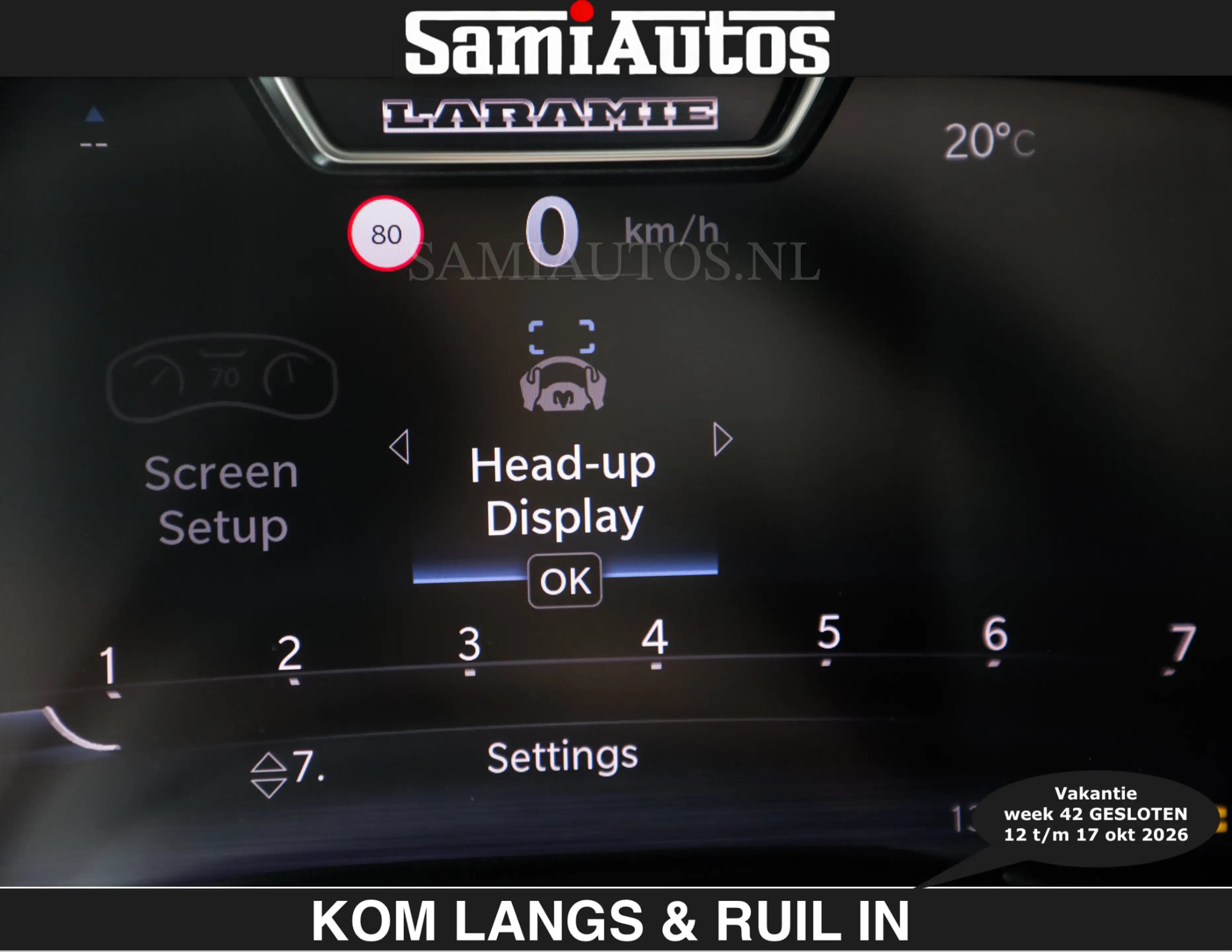 Dodge RAM BOM VOL | HUD | 420PK | LUCHTVERING | PANO | €7995 — photo 33