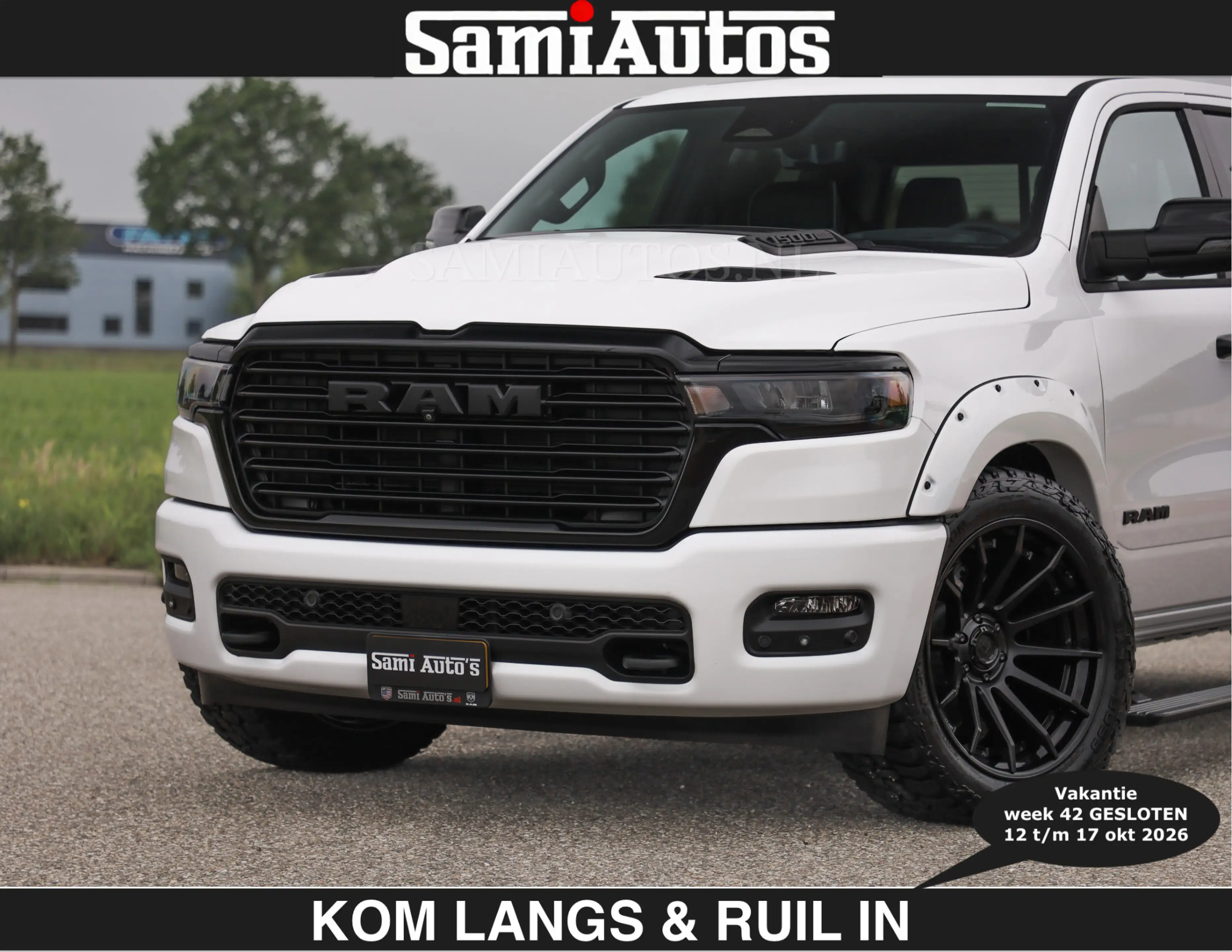 Dodge RAM BOM VOL | HUD | 420PK | LUCHTVERING | PANO | €7995 — photo 29