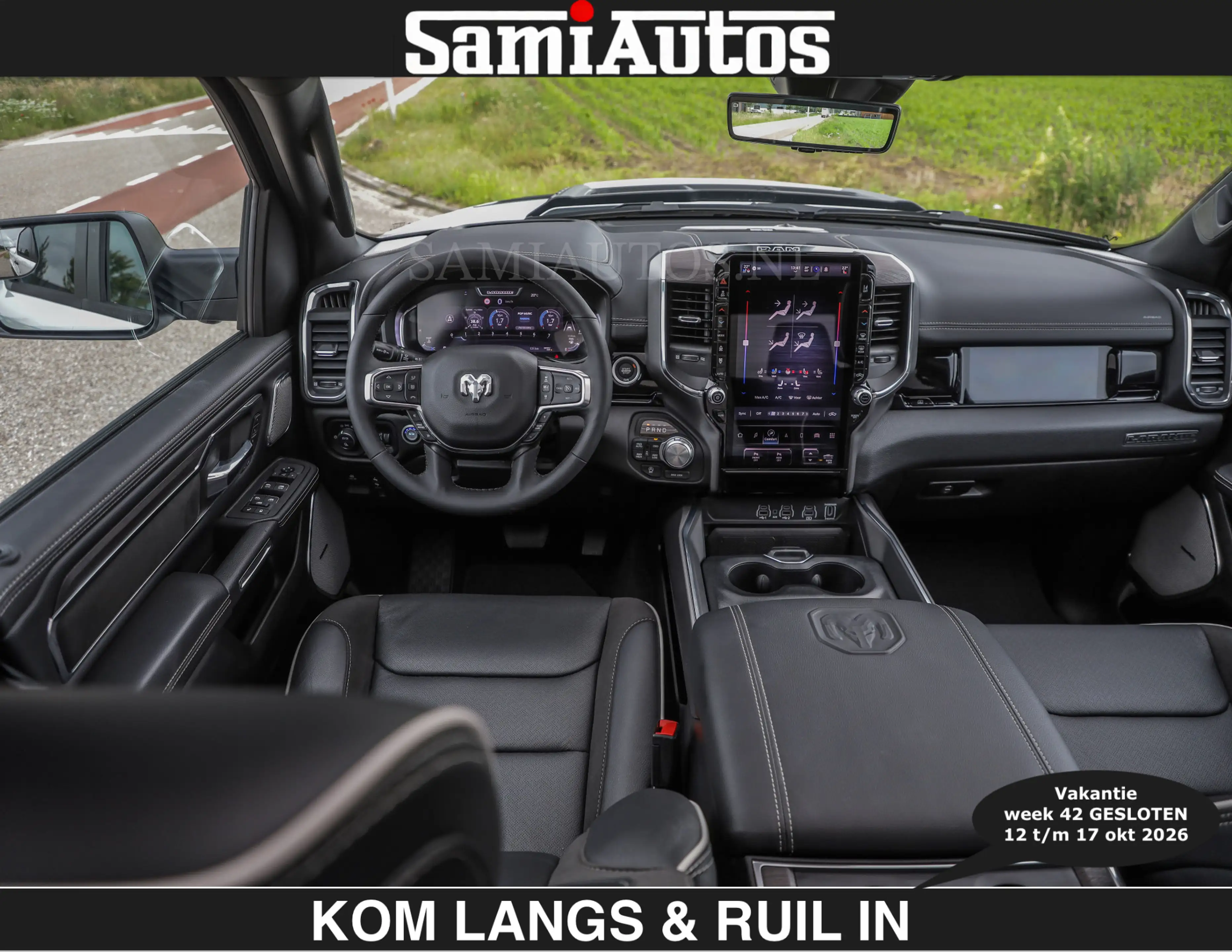Dodge RAM BOM VOL | HUD | 420PK | LUCHTVERING | PANO | €7995 — photo 6