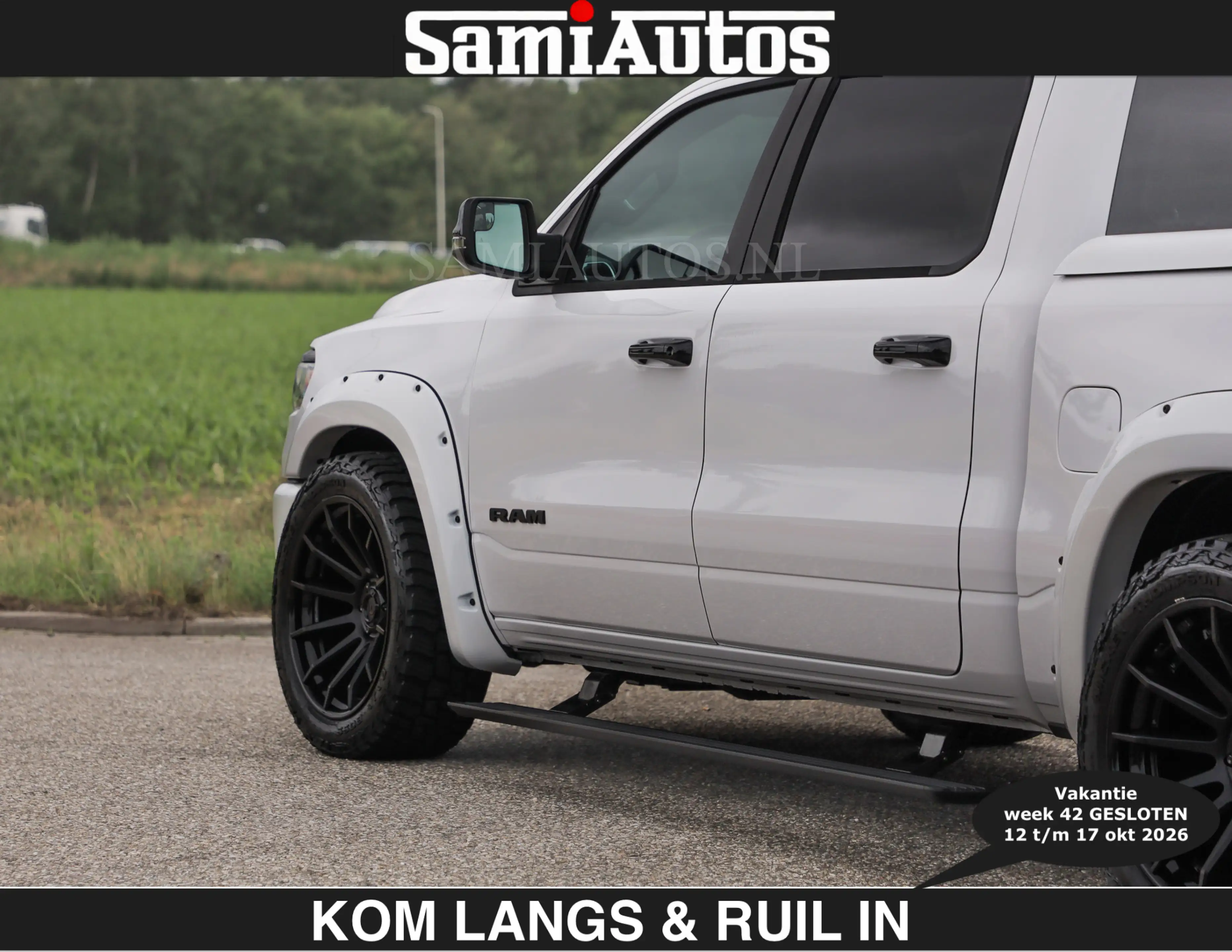 Dodge RAM BOM VOL | HUD | 420PK | LUCHTVERING | PANO | €7995 — photo 20