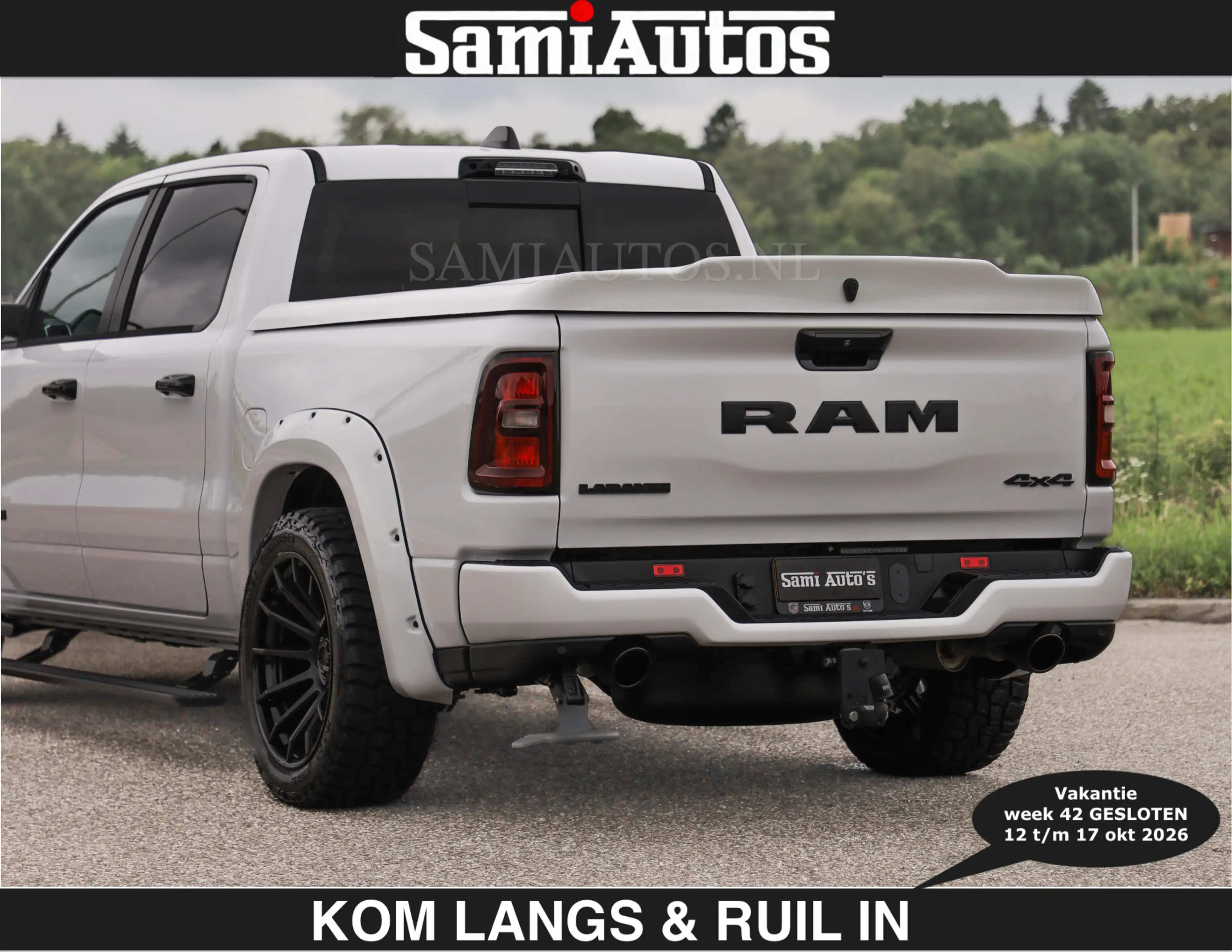 Dodge RAM BOM VOL | HUD | 420PK | LUCHTVERING | PANO | €7995 — photo 36