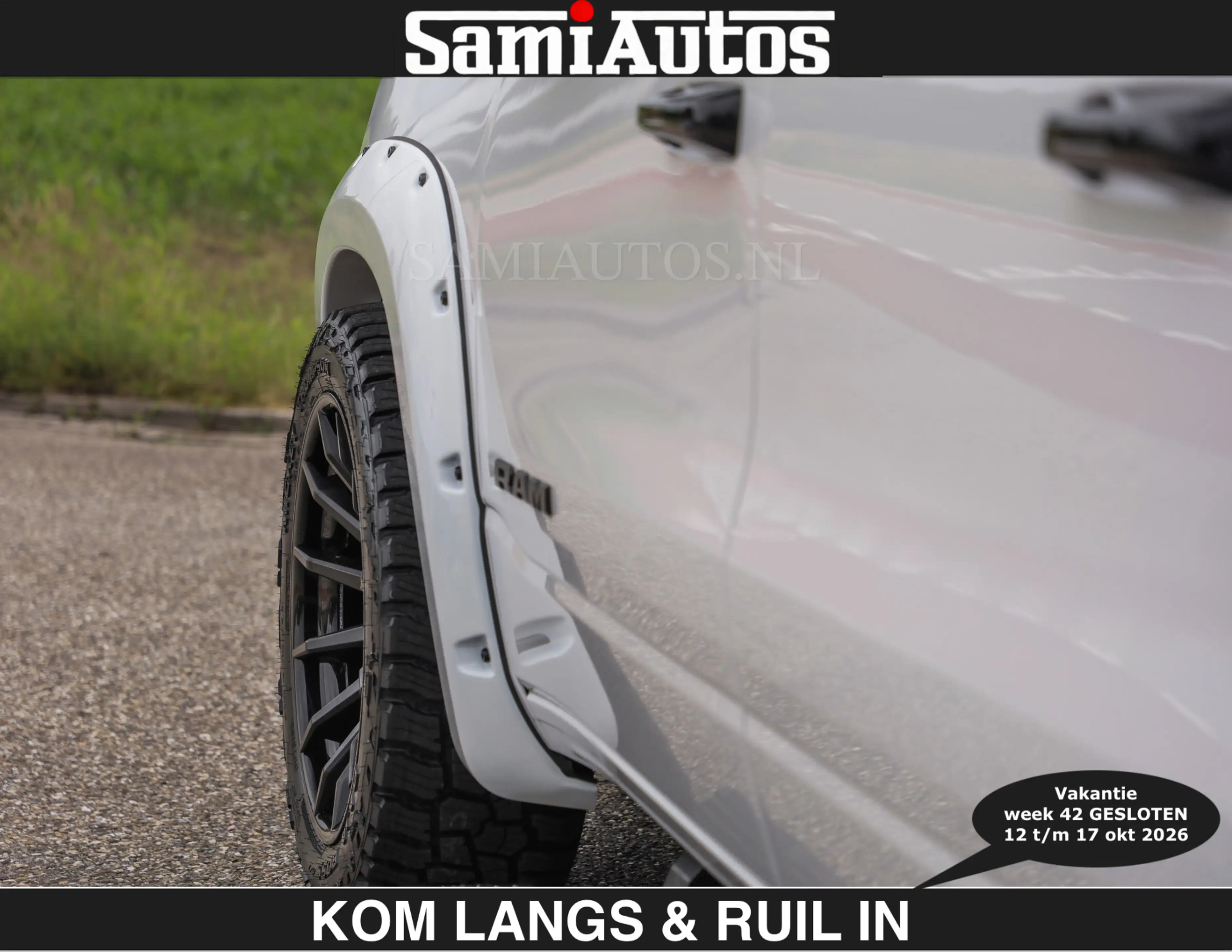 Dodge RAM BOM VOL | HUD | 420PK | LUCHTVERING | PANO | €7995 — photo 25