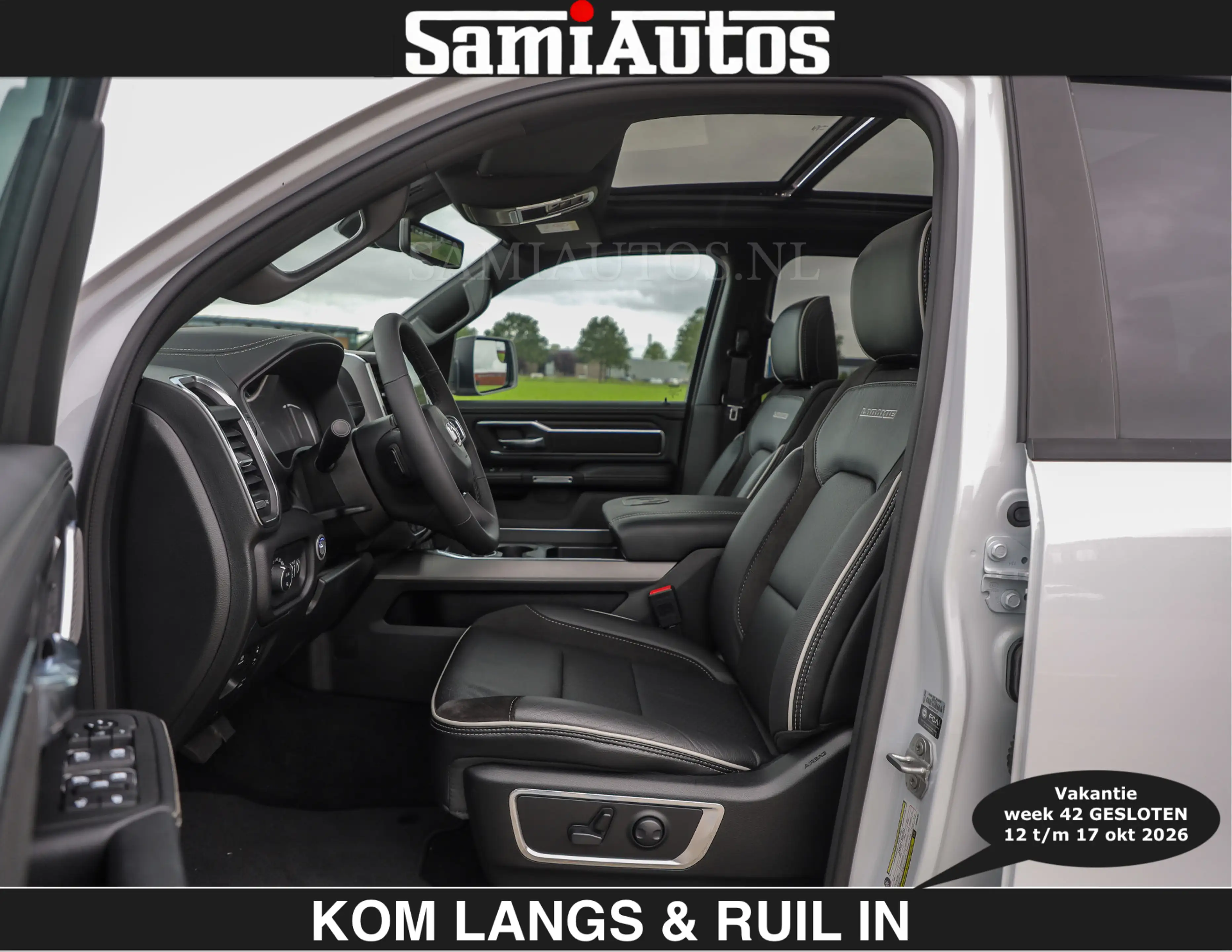 Dodge RAM BOM VOL | HUD | 420PK | LUCHTVERING | PANO | €7995 — photo 15