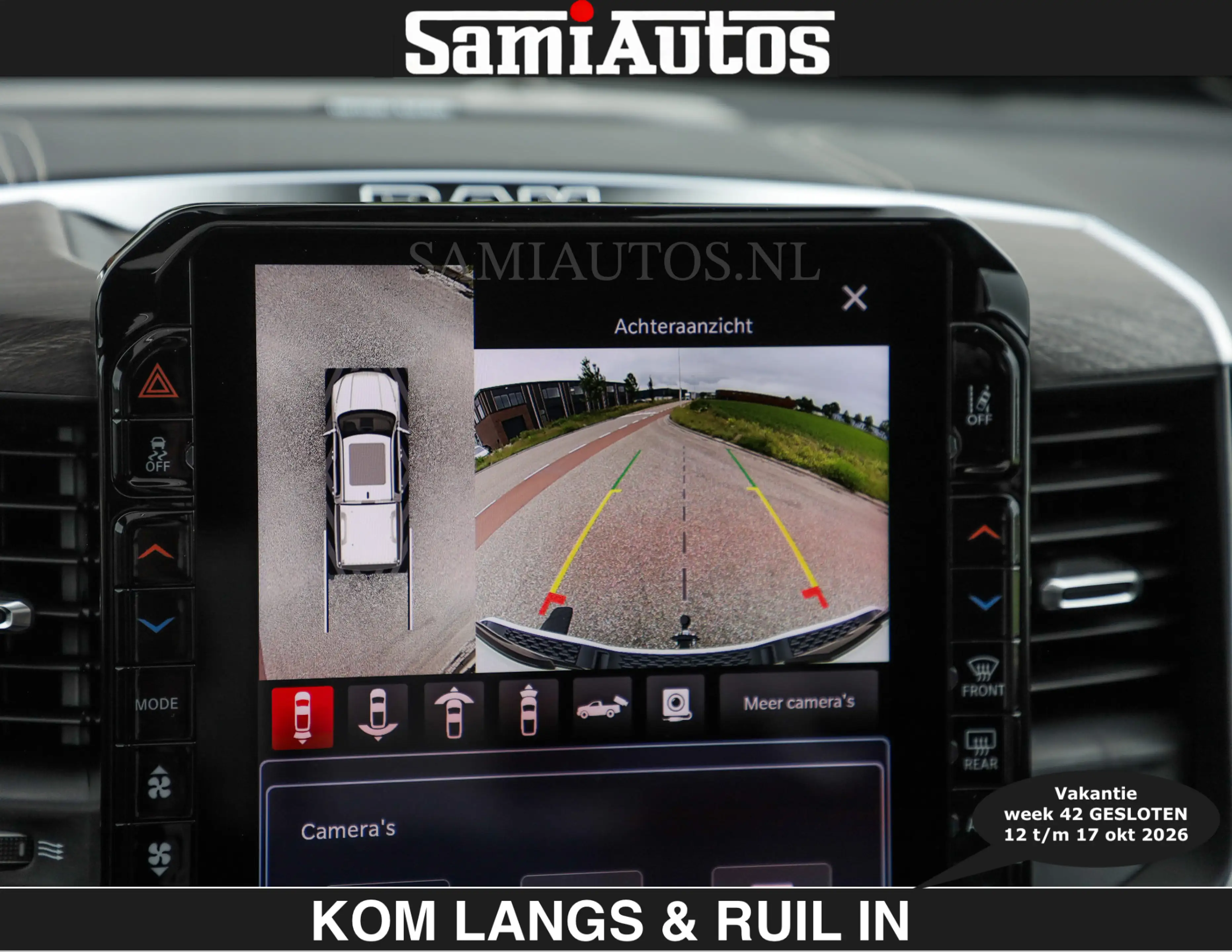 Dodge RAM BOM VOL | HUD | 420PK | LUCHTVERING | PANO | €7995 — photo 24