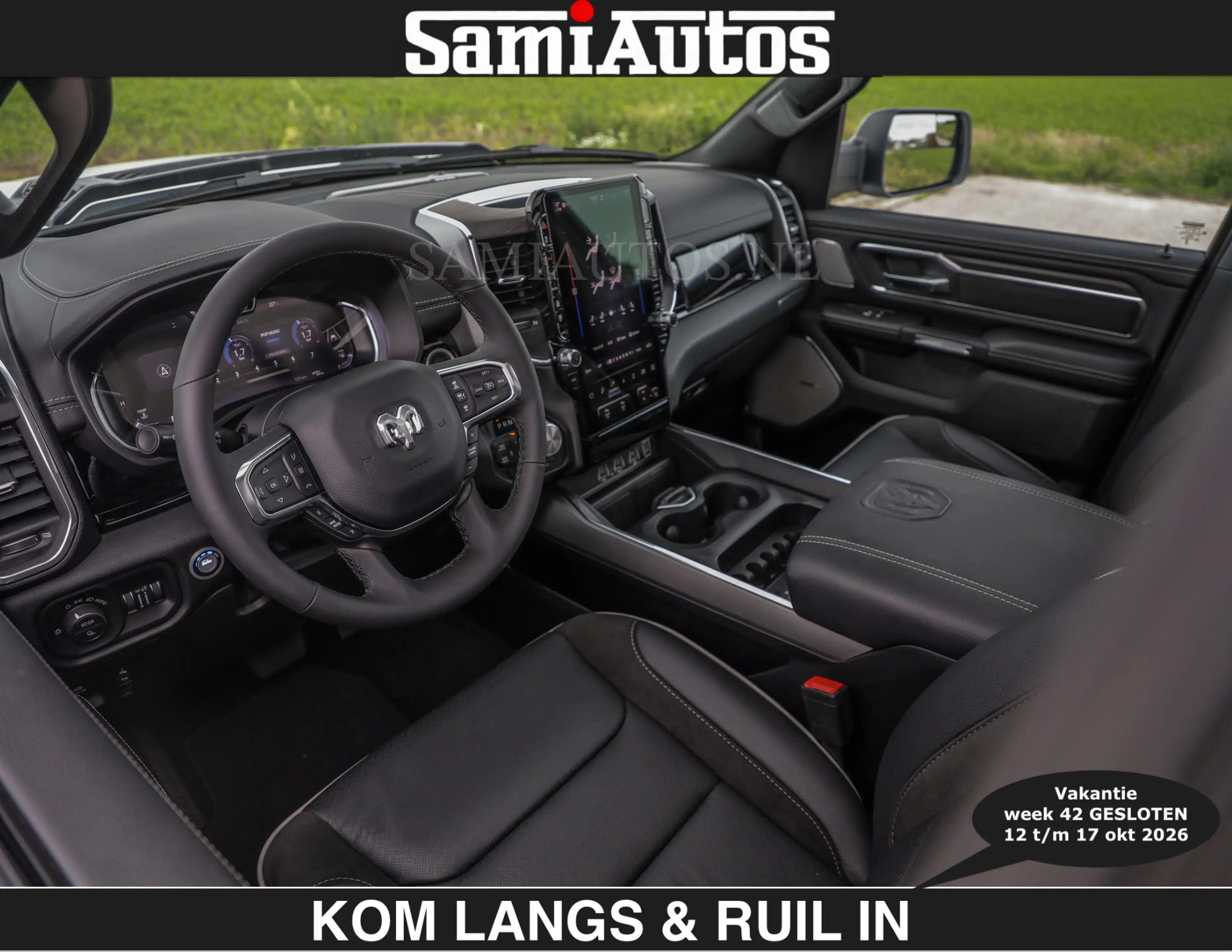 Dodge RAM BOM VOL | HUD | 420PK | LUCHTVERING | PANO | €7995 — photo 50