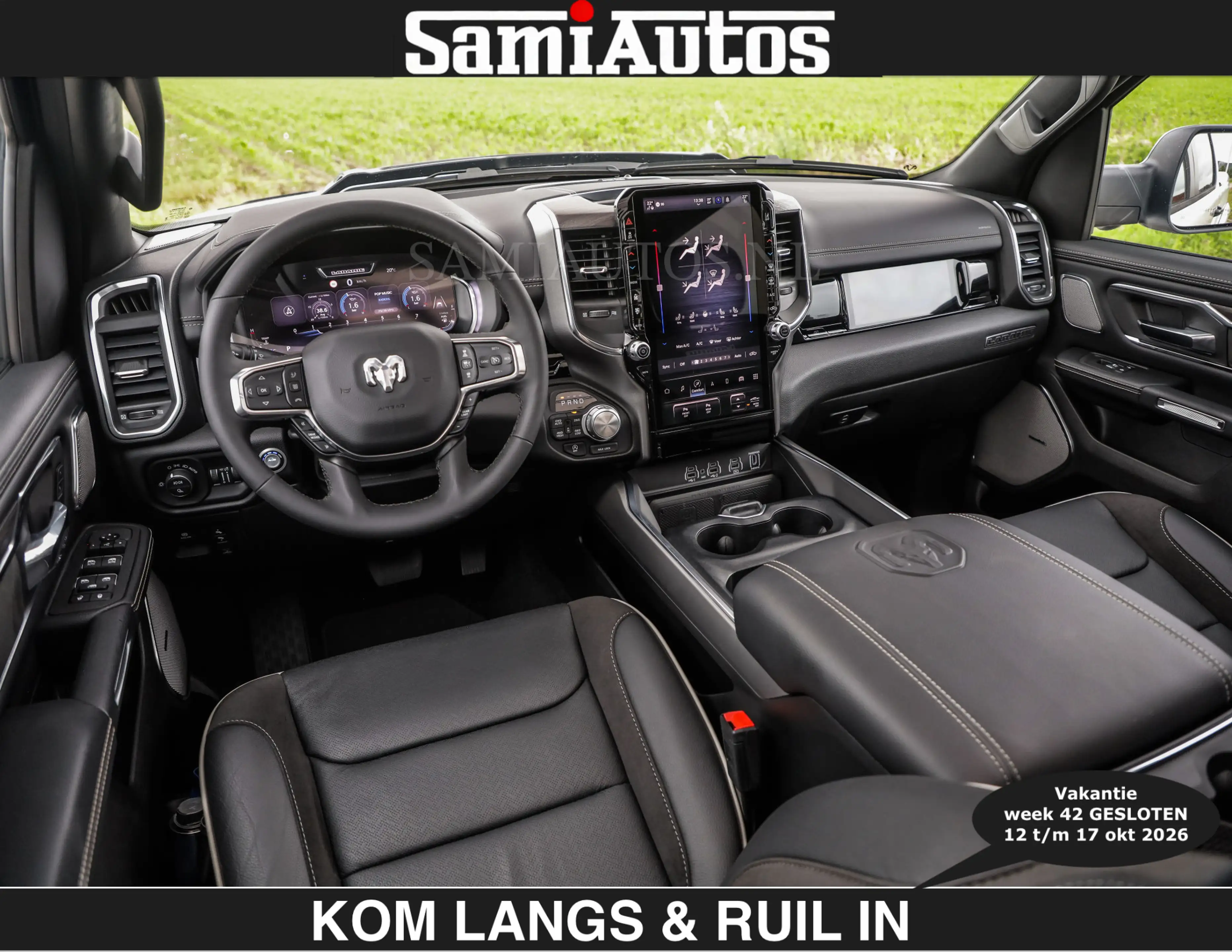 Dodge RAM BOM VOL | HUD | 420PK | LUCHTVERING | PANO | €7995 — photo 35