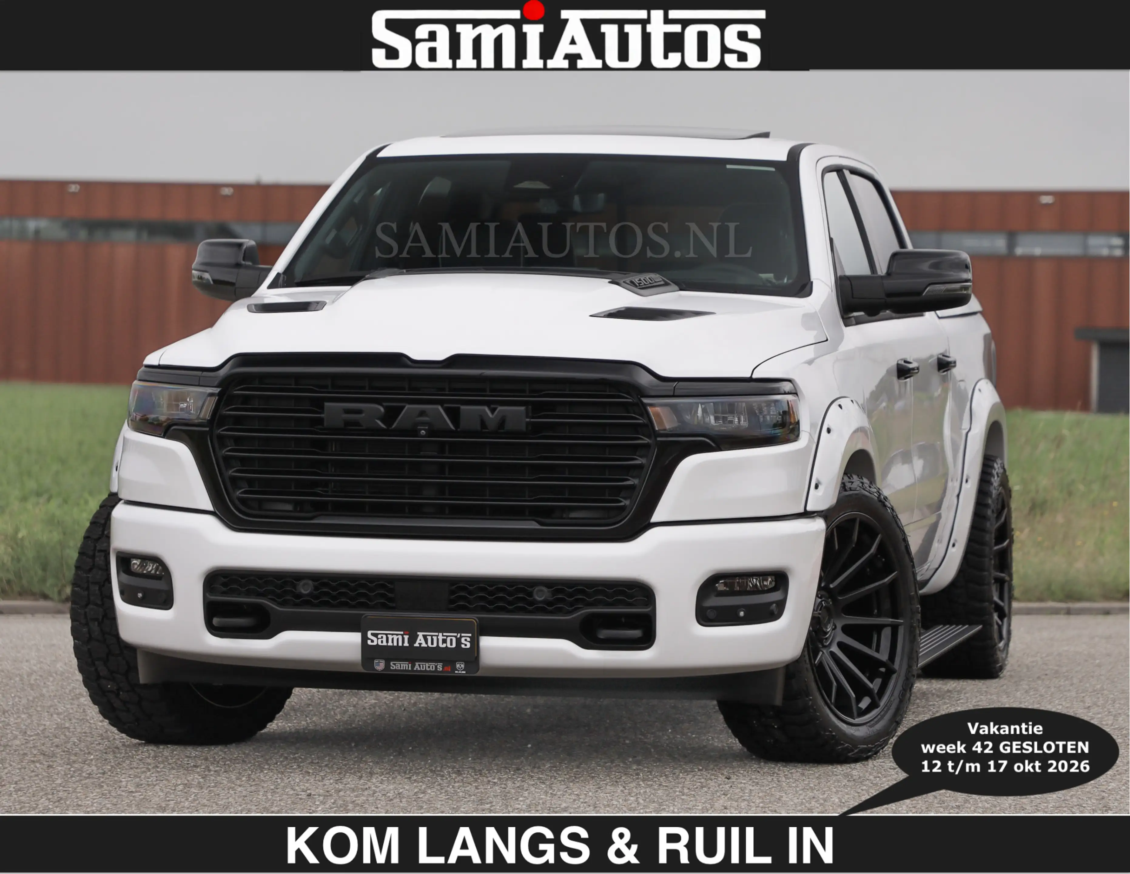 Dodge RAM BOM VOL | HUD | 420PK | LUCHTVERING | PANO | €7995 — photo 40