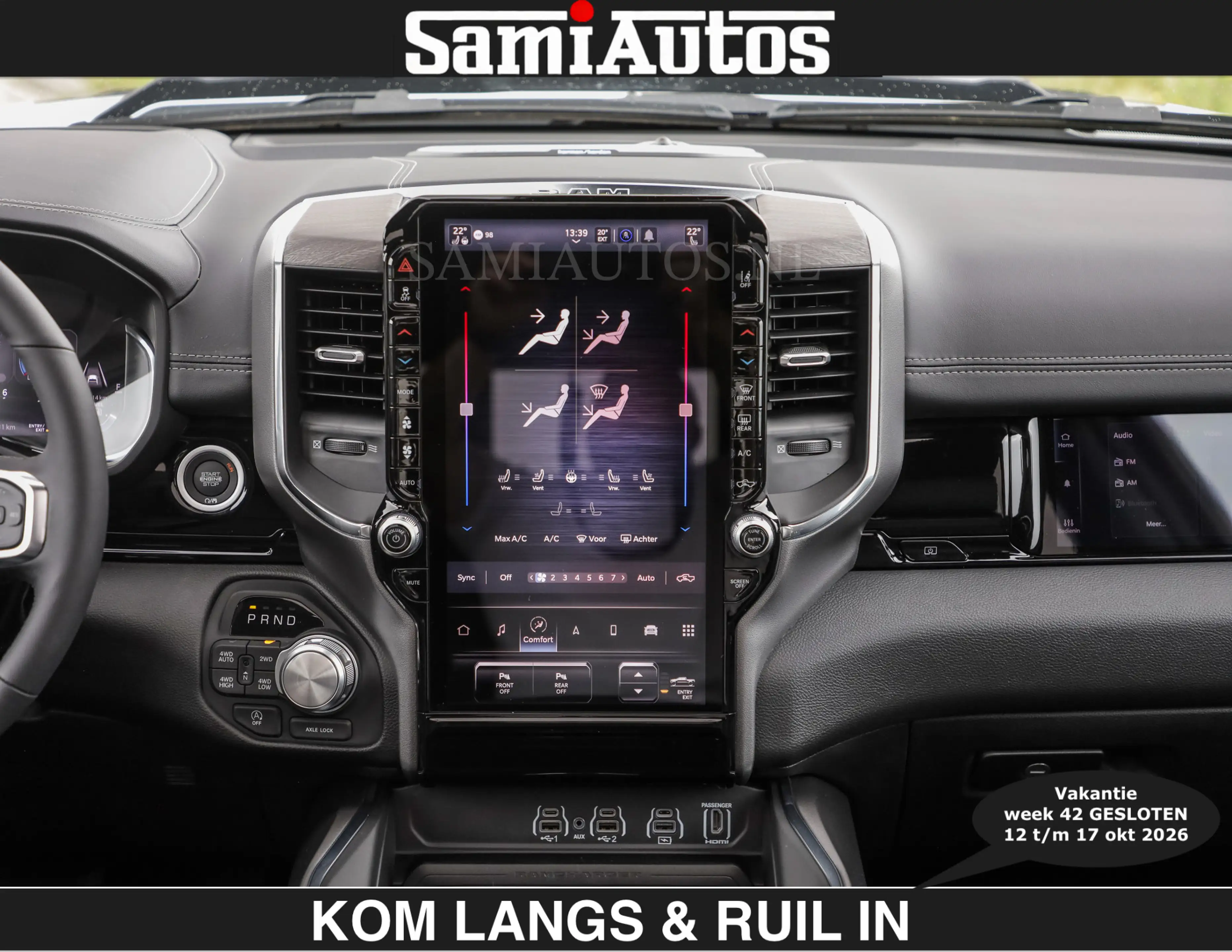 Dodge RAM BOM VOL | HUD | 420PK | LUCHTVERING | PANO | €7995 — photo 44